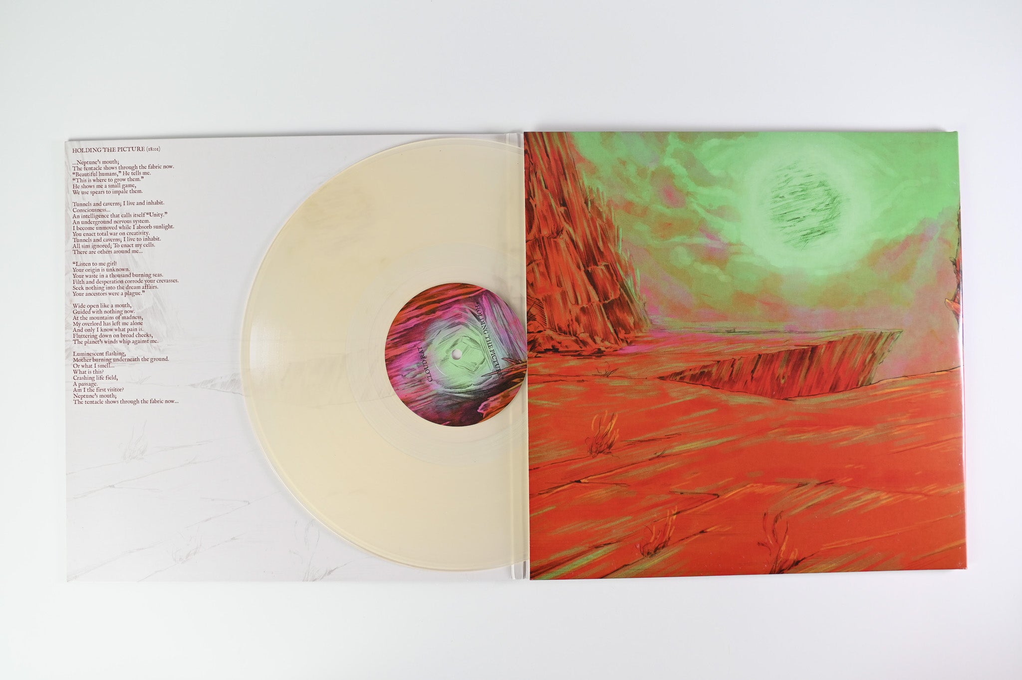 Cloud Rat - Cloud Rat / Disrotted on Halo Of Flies Ltd Milky White Vinyl