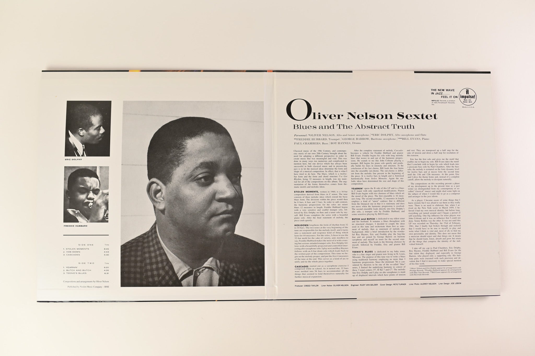 Oliver Nelson - The Blues And The Abstract Truth on Analogue Productions