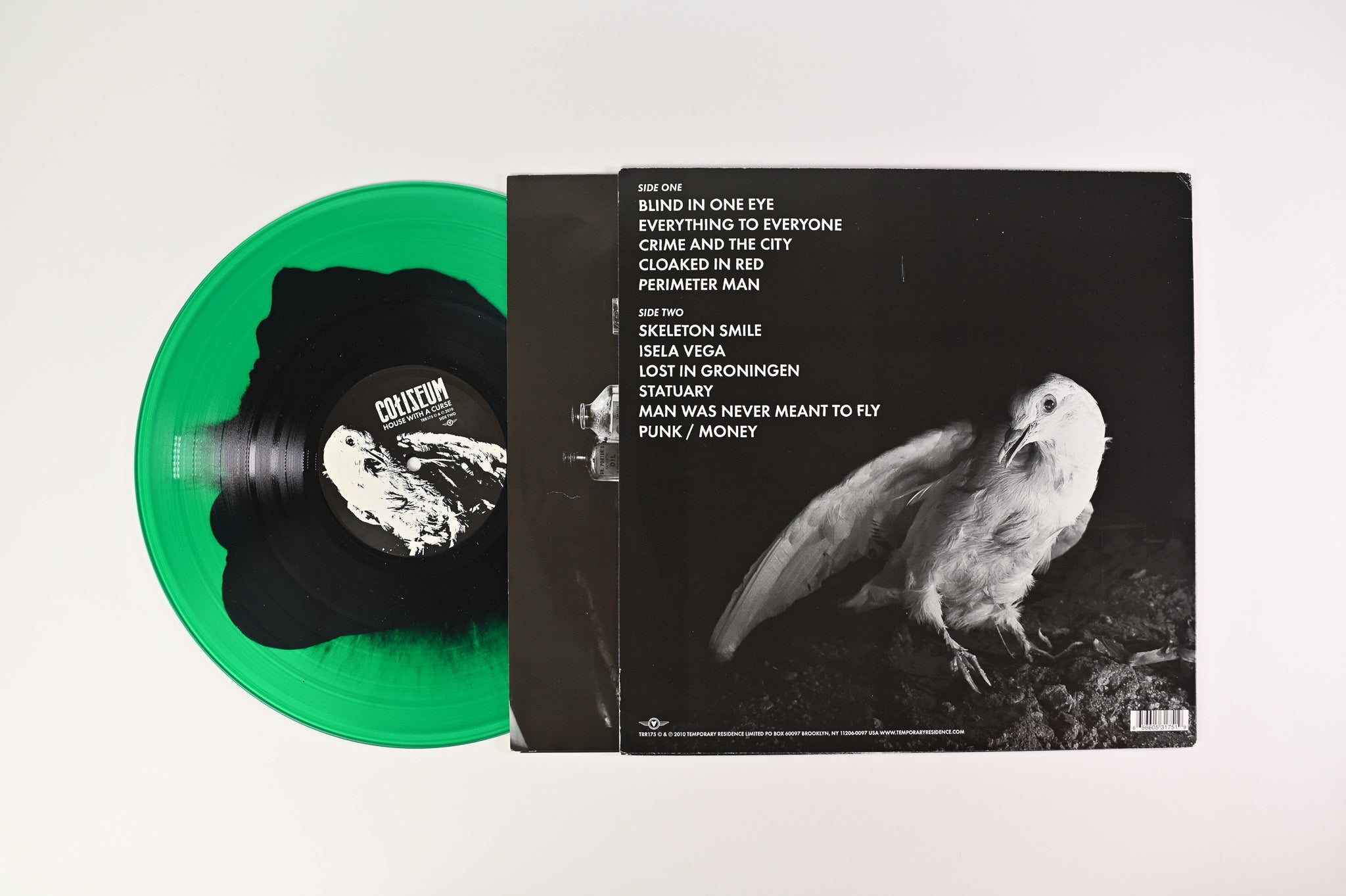 Coliseum - House With A Curse on Temporary Residence Green with Black Haze Vinyl