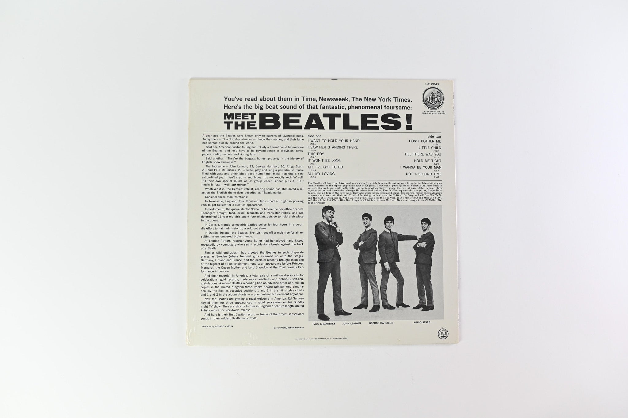The Beatles - Meet The Beatles! on Capitol - Sealed