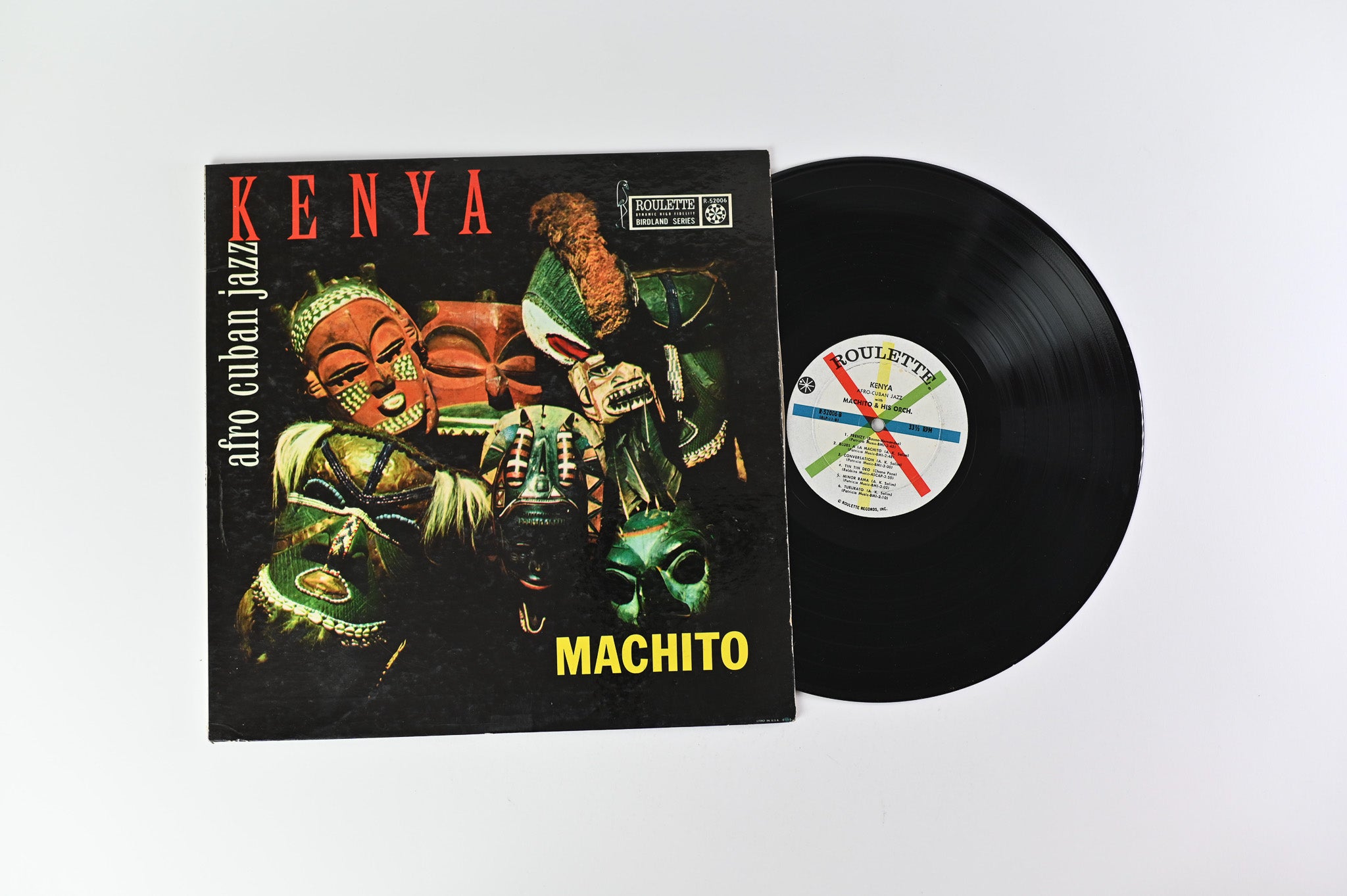 Machito - Kenya Afro Cuban Jazz on Roulette - Mono DG