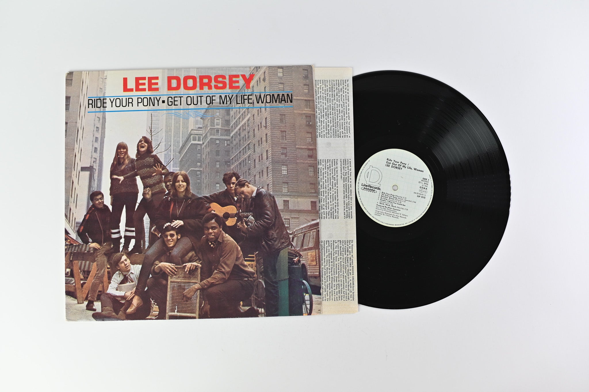Lee Dorsey - Ride Your Pony - Get Out Of My Life Woman on Line Records Mono