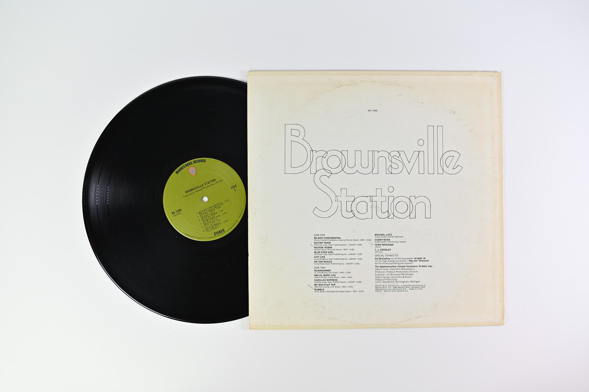 Brownsville Station - No BS on Warner Brothers