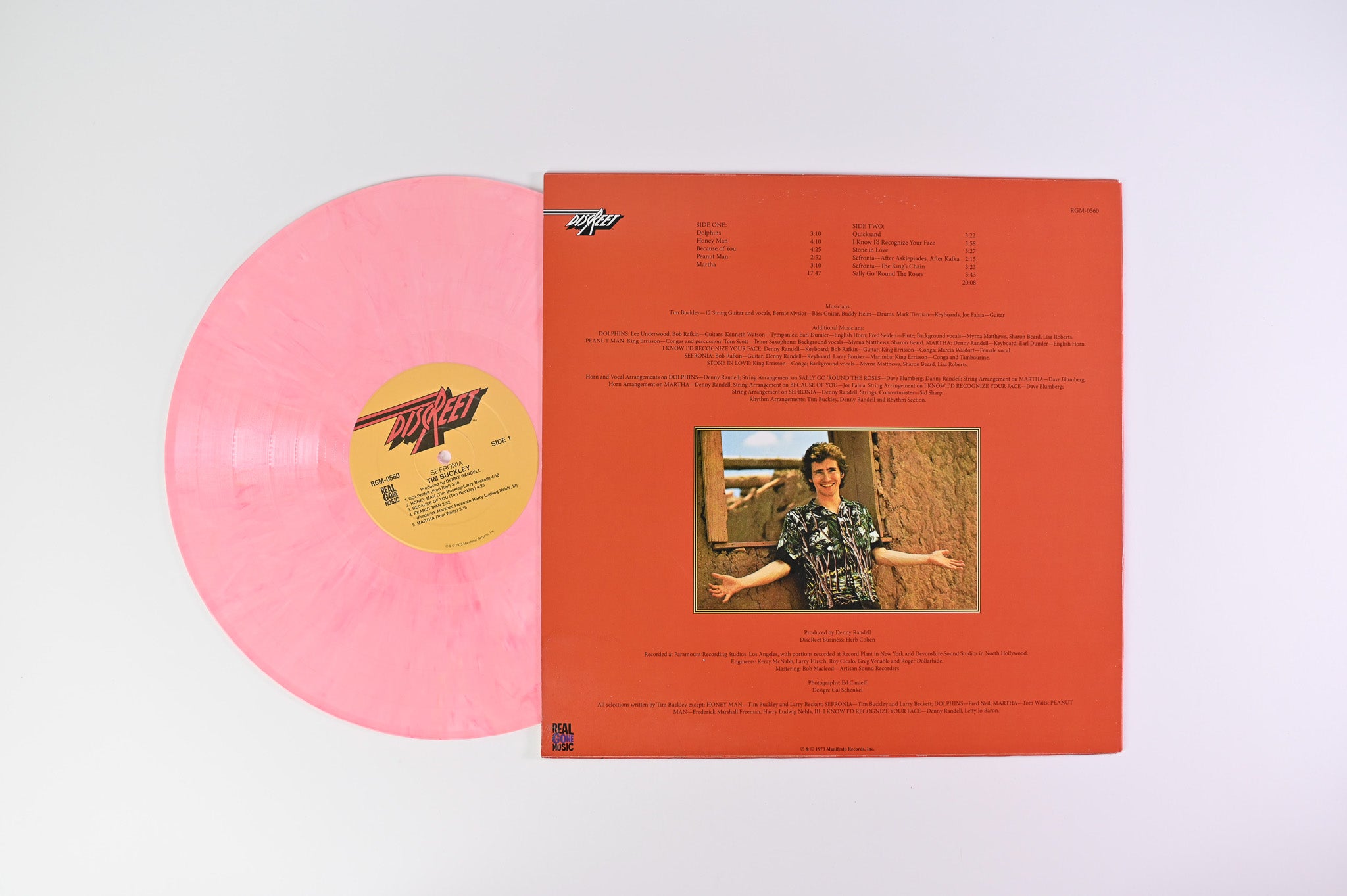 Tim Buckley - Sefronia on Discreet Ltd Salmon Pink Reissue