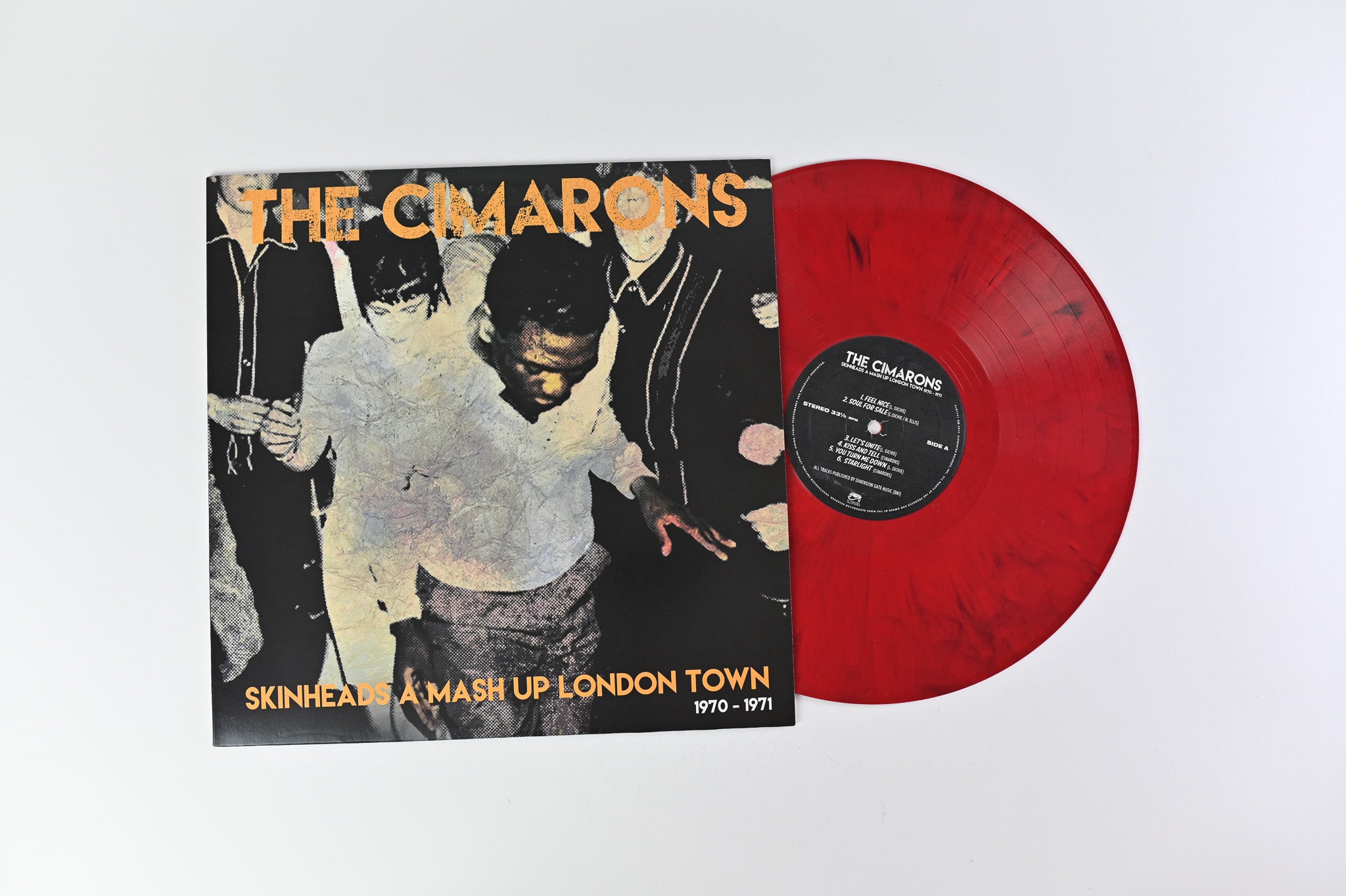 The Cimarons - Skinheads A Mash Up London Town 1970-1971 on Cleopatra Red Vinyl