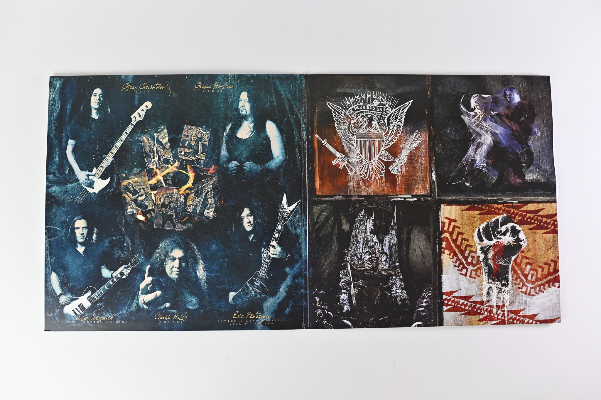Testament - Dark Roots Of Earth on Nuclear Blast Gold w/ Black Splatter Vinyl