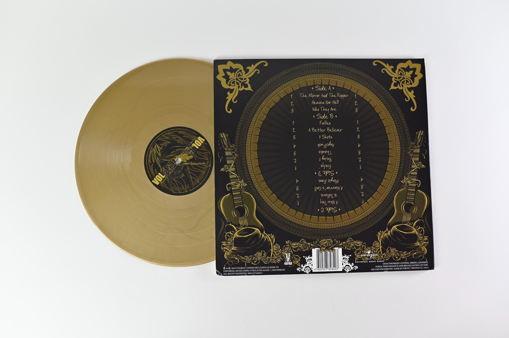 Volbeat - Beyond Hell / Above Heaven on Vertigo - Gold Vinyl