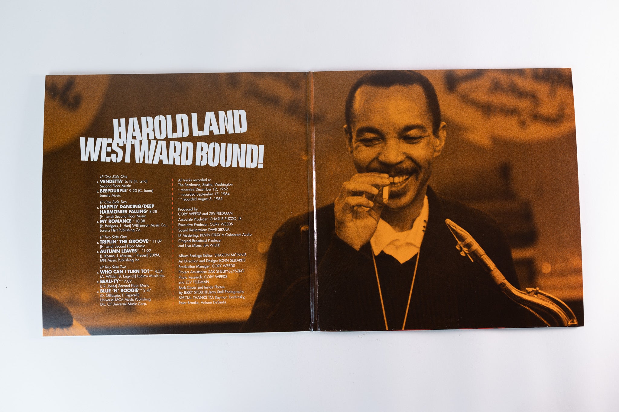 Harold Land - Westward Bound! on Reel to Real RSD 2021 Ltd Numbered Mono