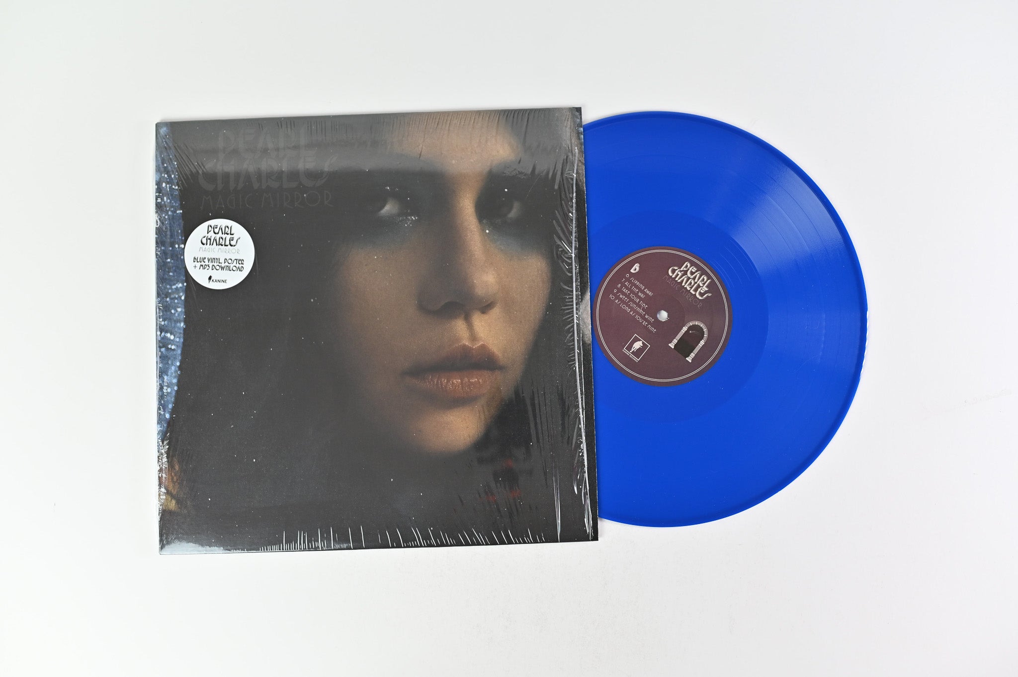 Pearl Charles - Magic Mirror on Kanine Records Blue Vinyl