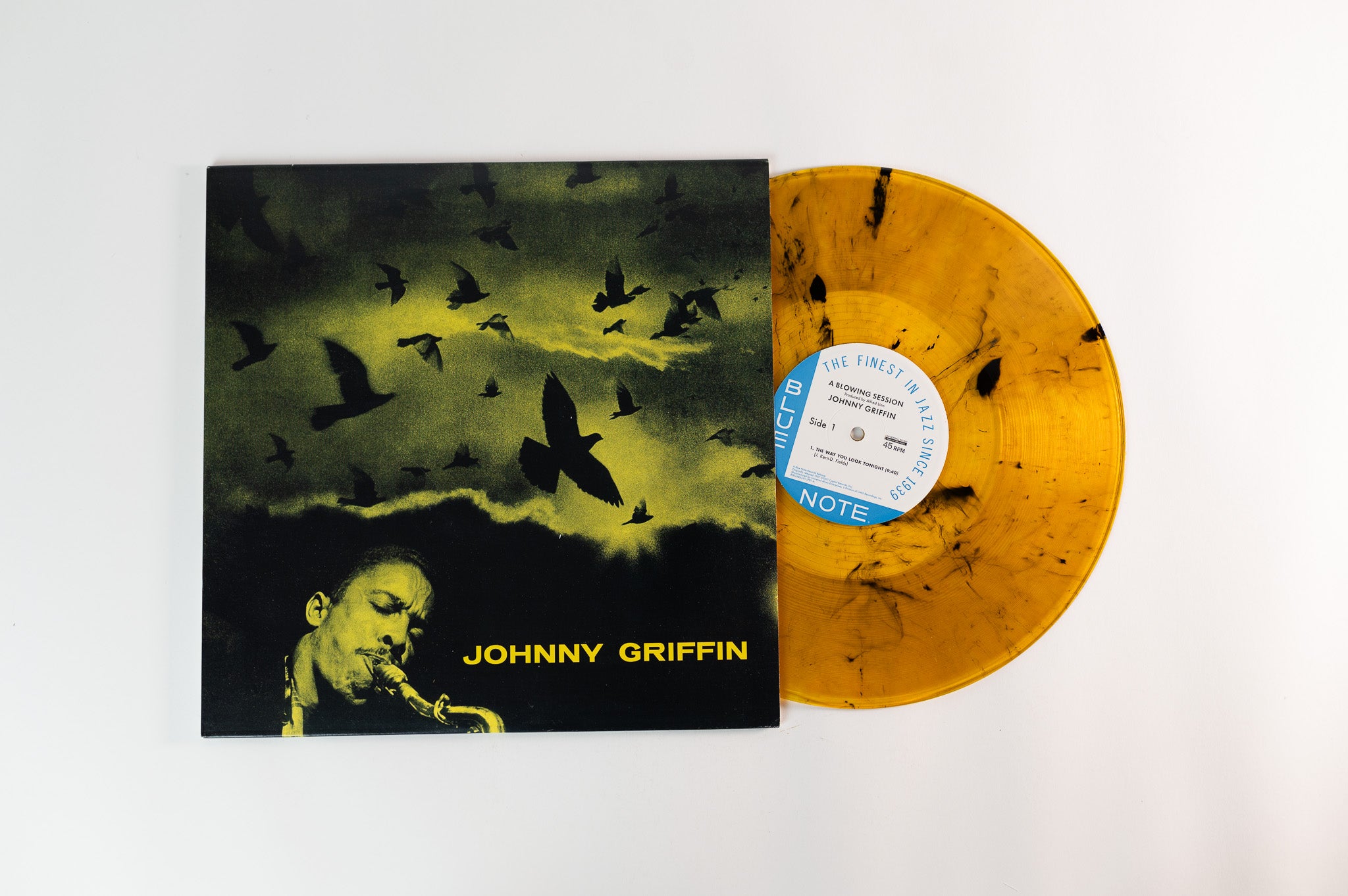 Johnny Griffin - A Blowing Session on Blue Note Vinyl Me Please Ltd Numbered Amber w/ Black Smoke Reissue