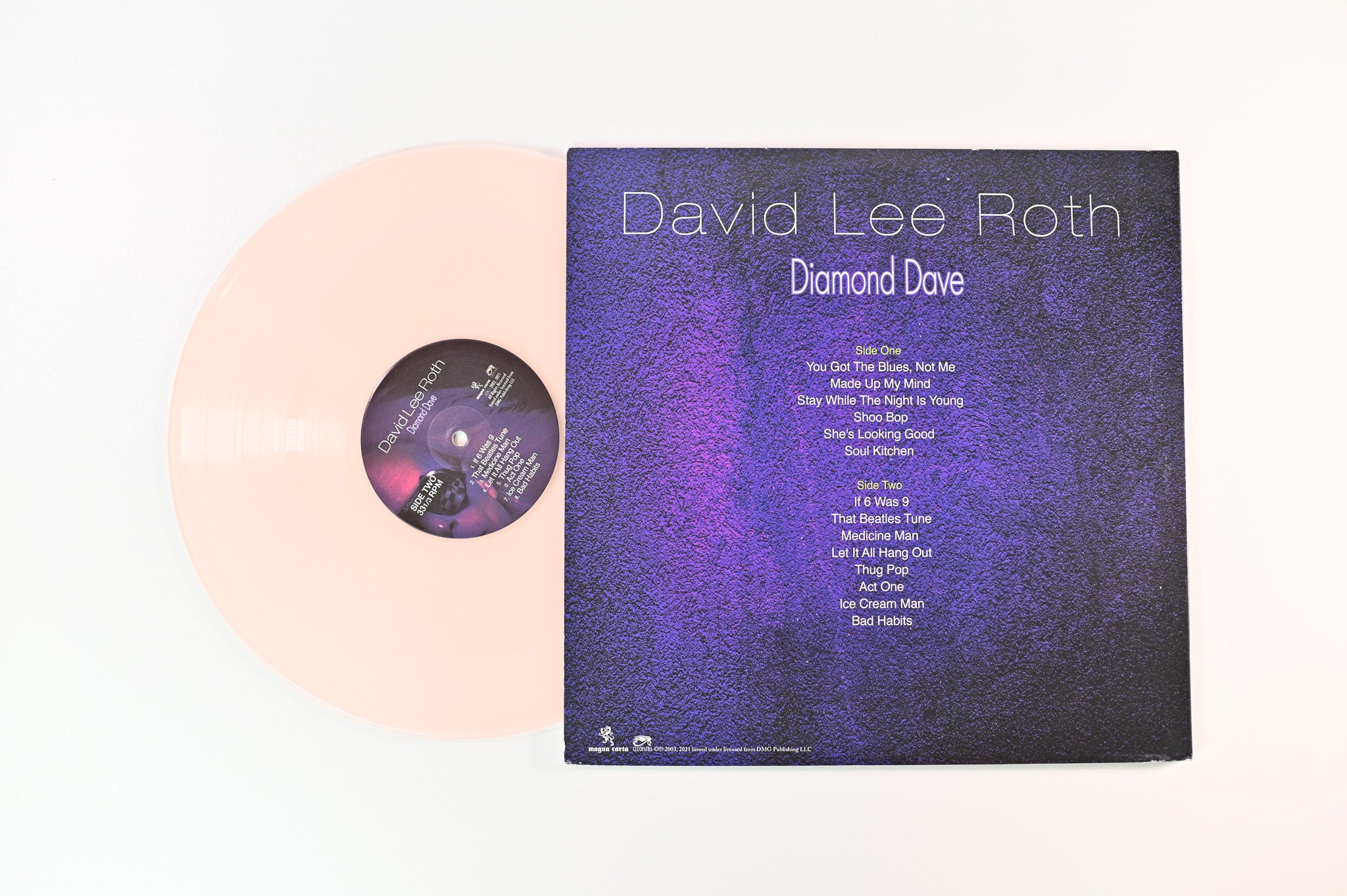 David Lee Roth - Diamond Dave on Cleopatra Ltd. Pink Vinyl