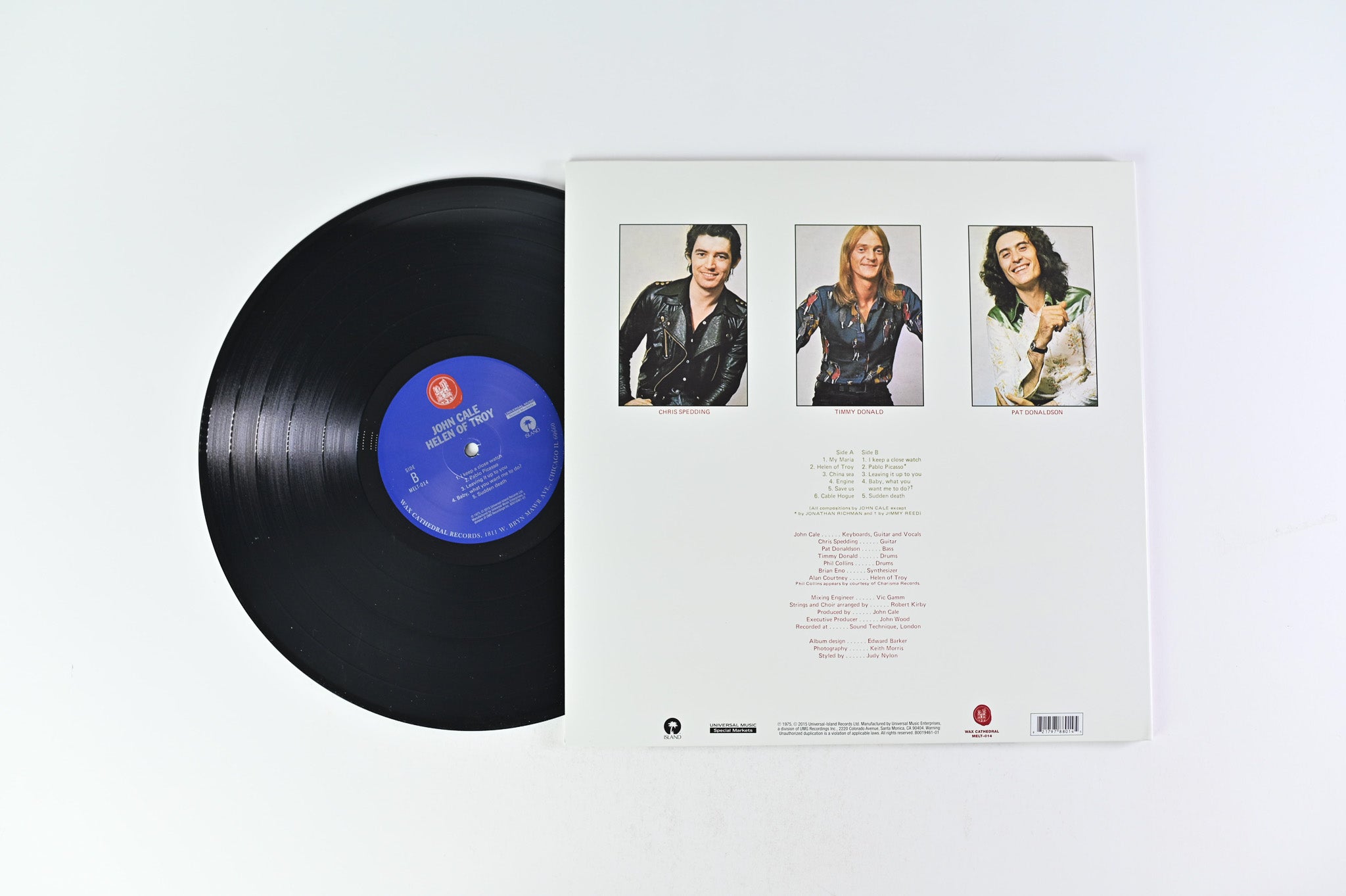 John Cale - Helen Of Troy on Wax Cathedral/Island Records Reissue