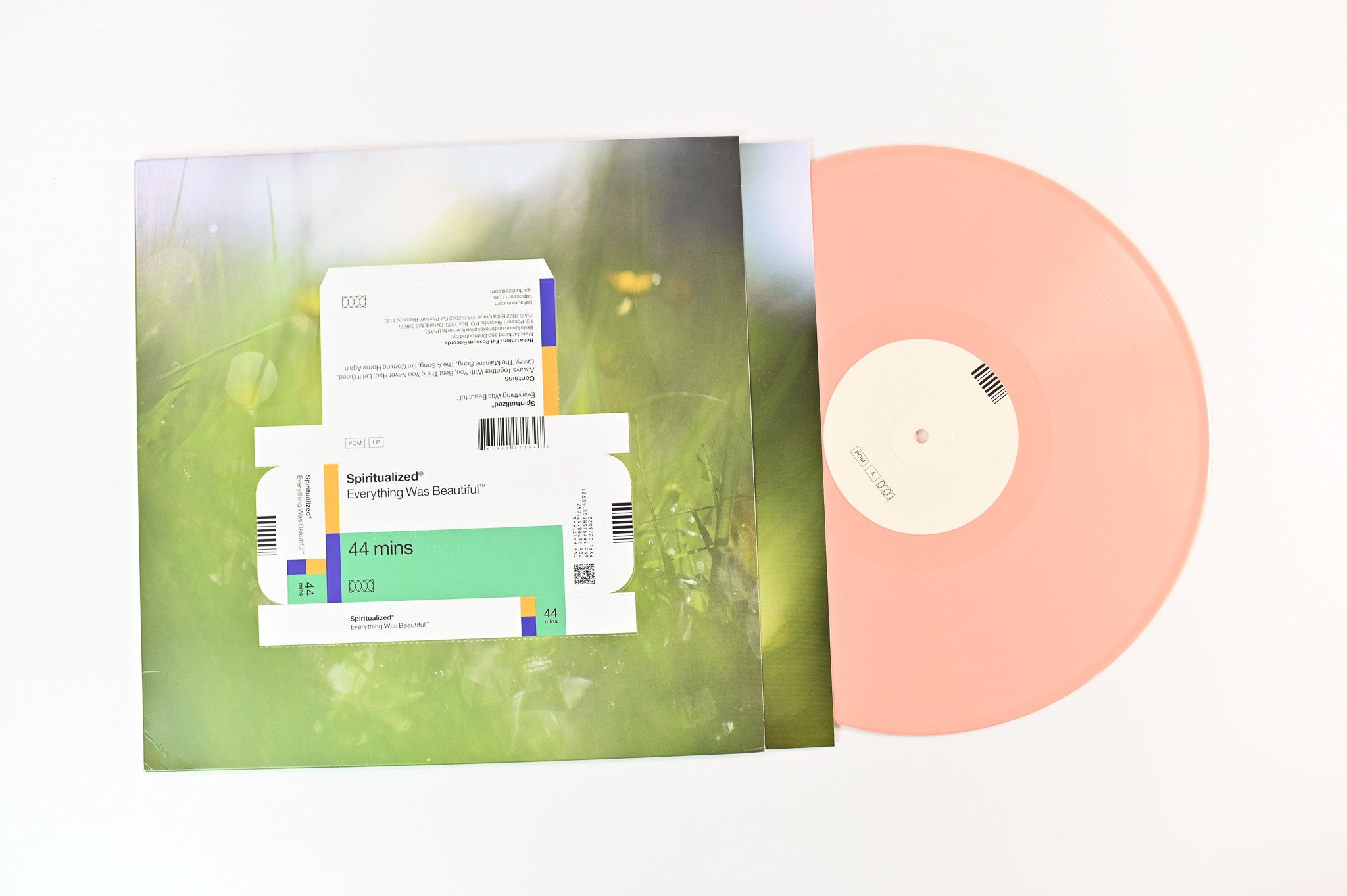 Spiritualized - Everything Was Beautiful™ on Fat Possom Records Ltd. Pink Vinyl