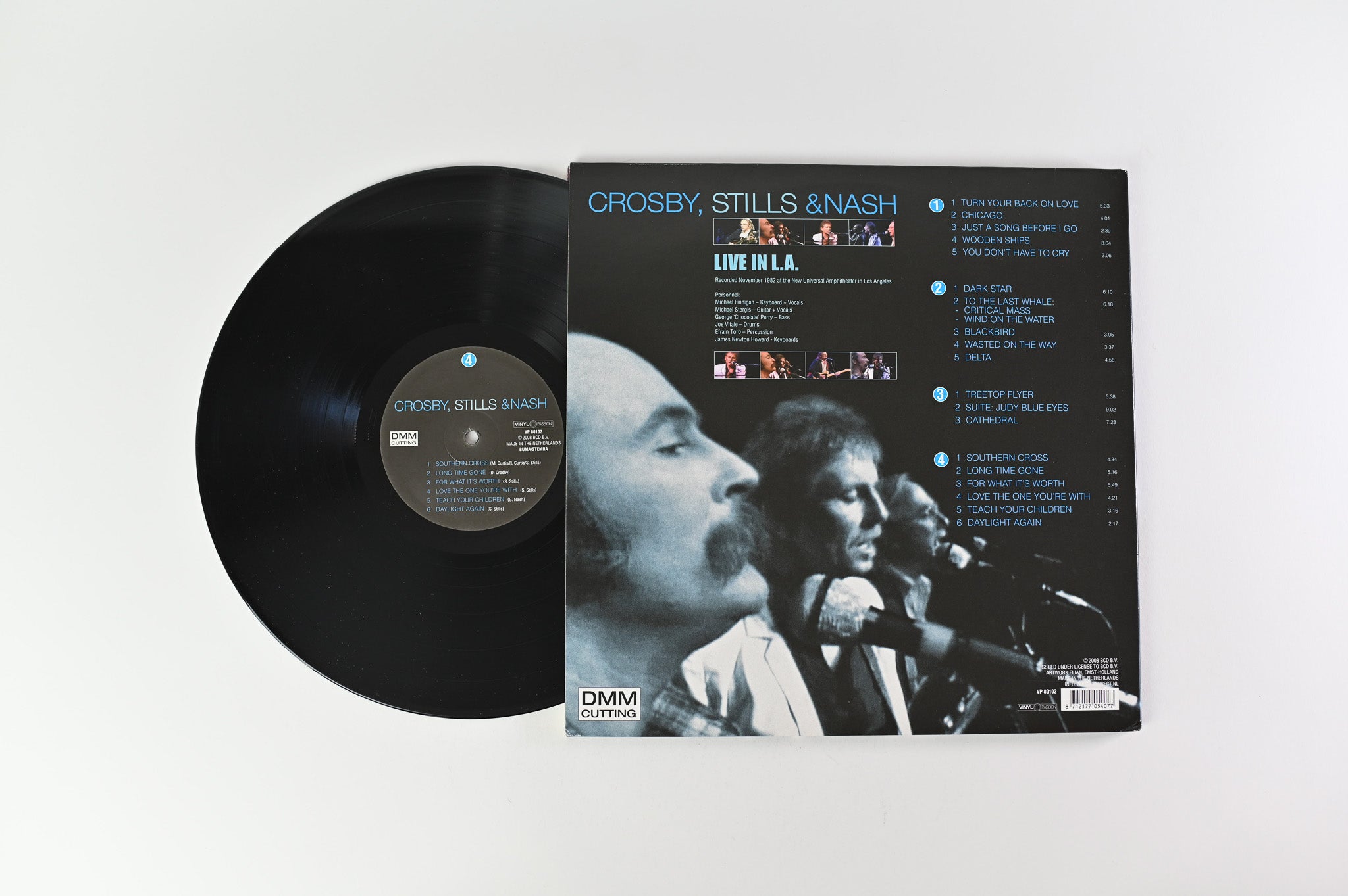 Crosby, Stills & Nash - Live In L.A. Unofficial Release on Vinyl Passion