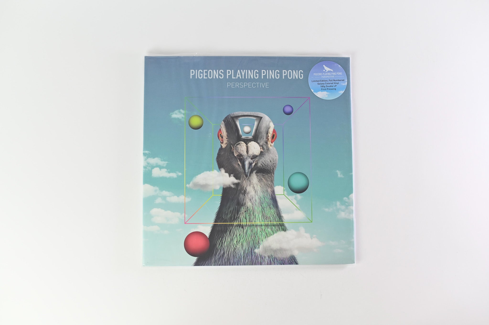 Pigeons Playing Ping Pong - Perspective Self-Released Foil Numbered on Galaxy Colored Vinyl