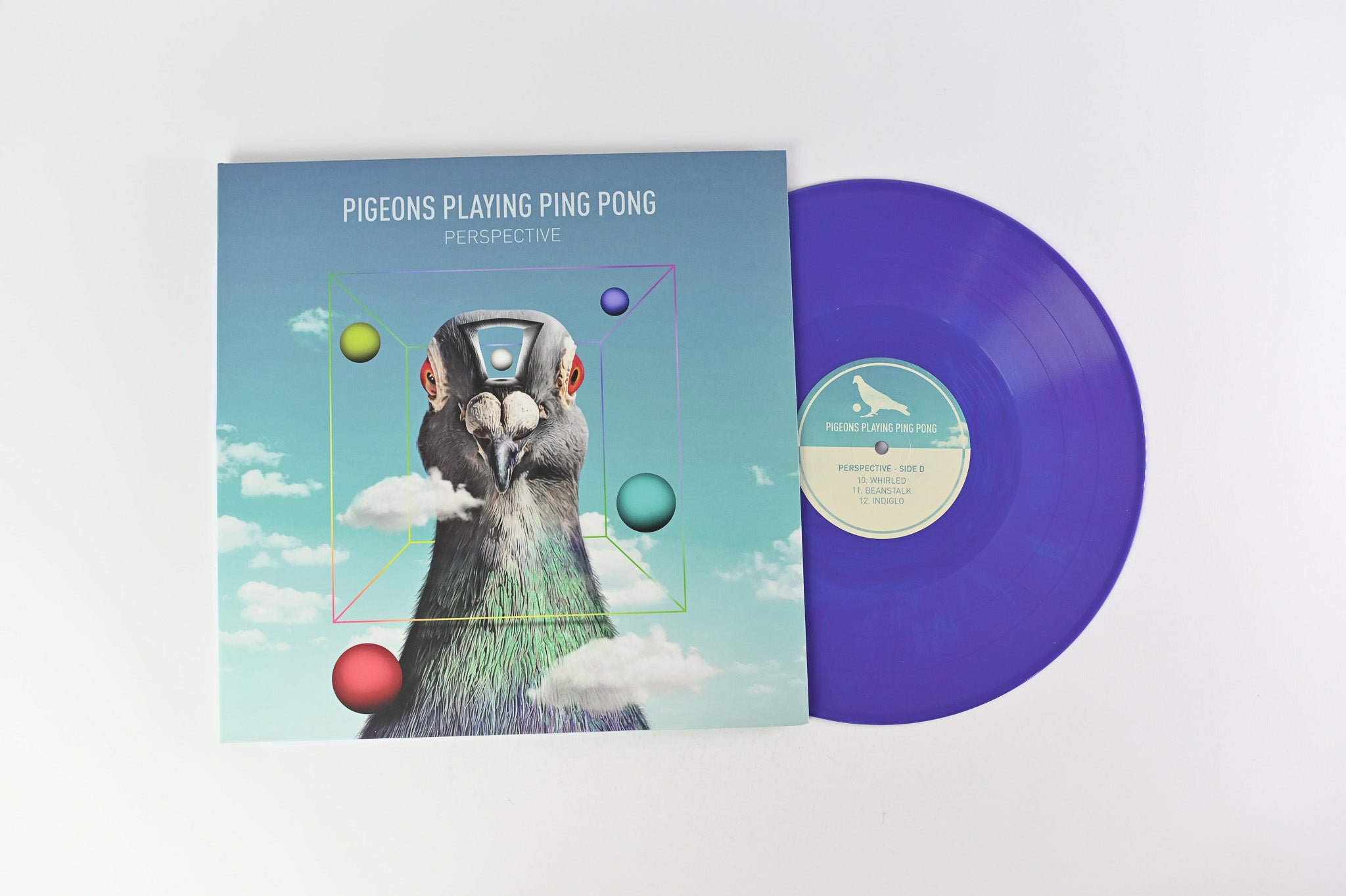 Pigeons Playing Ping Pong - Perspective Self-Released Foil Numbered on Galaxy Colored Vinyl