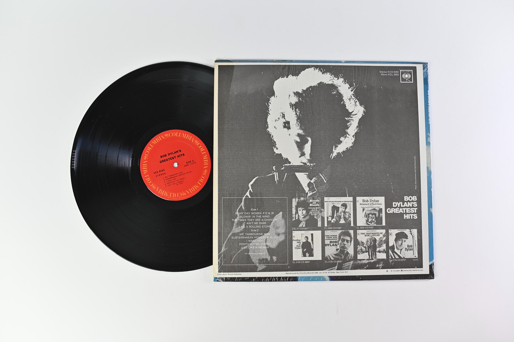 Bob Dylan - Bob Dylan's Greatest Hits on Columbia with Poster