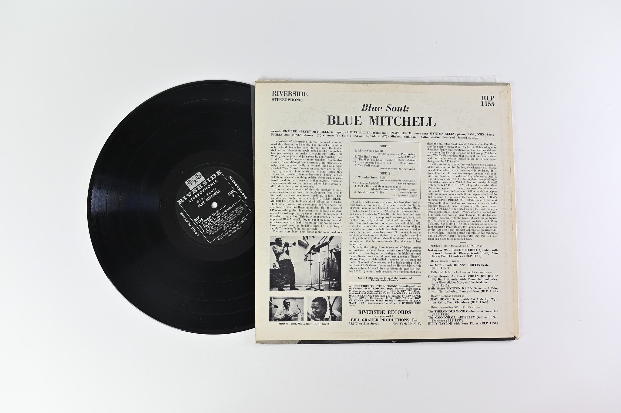 Blue Mitchell Sextet - Blue Soul on Riverside Records