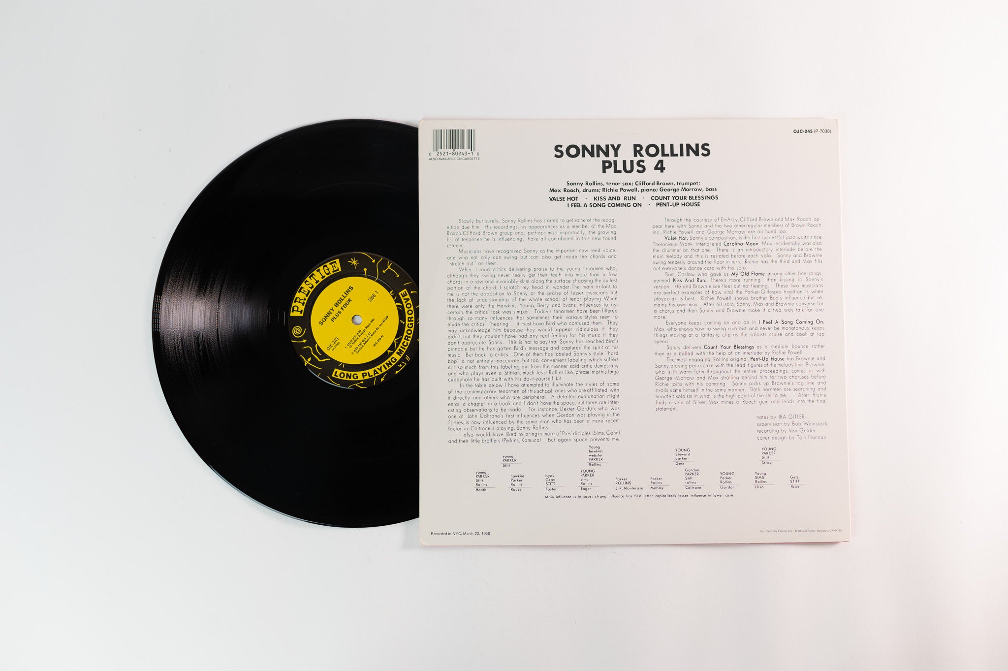 Sonny Rollins - Plus 4 on Prestige OJC Reissue