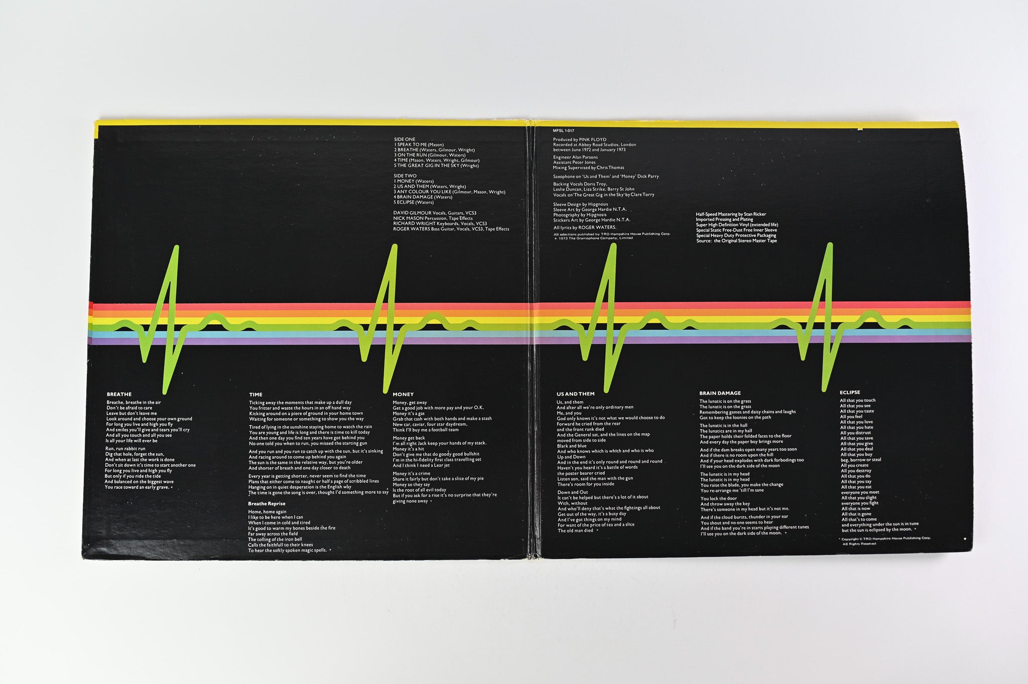 Pink Floyd - The Dark Side Of The Moon Reissue on Mobile Fidelity Sound Lab