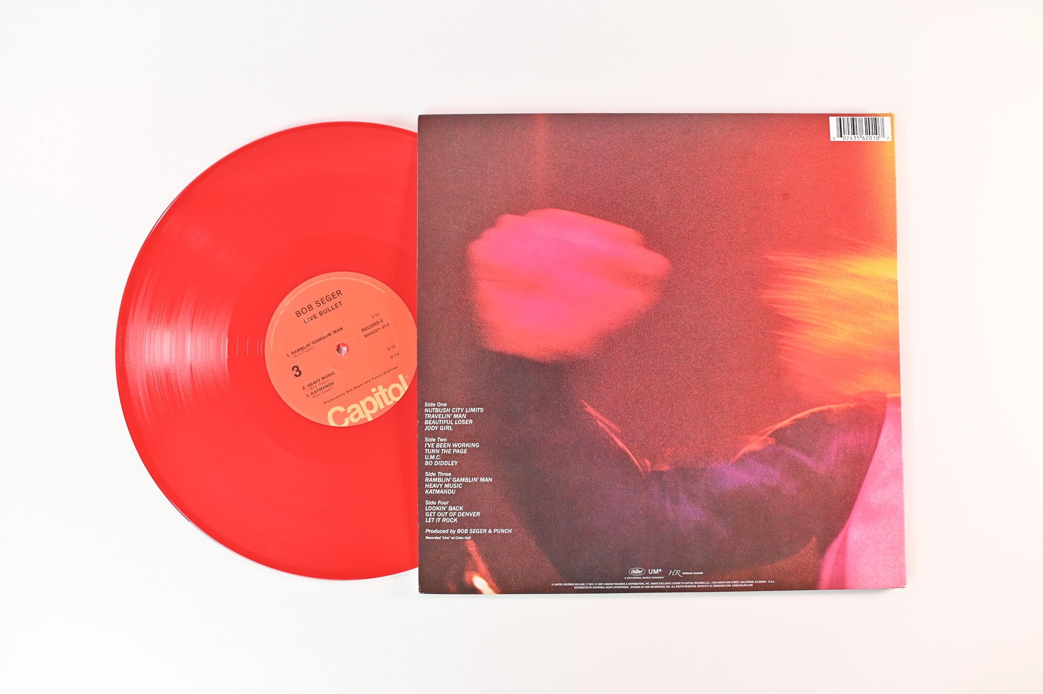 Bob Seger And The Silver Bullet Band - Live Bullet on Capitol Records / UMe - Red Vinyl