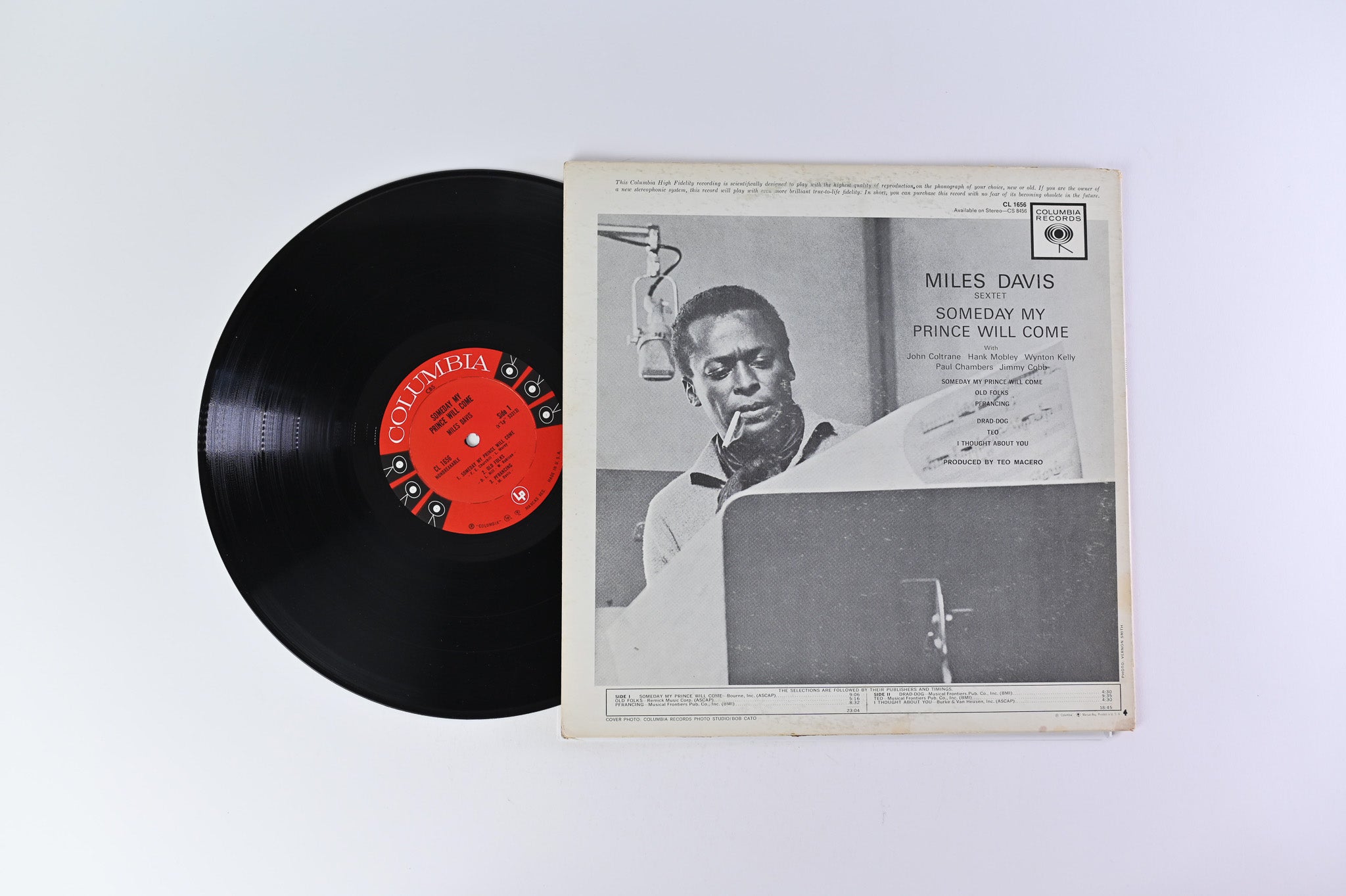 The Miles Davis Sextet - Someday My Prince Will Come on Columbia 6 Eye Mono
