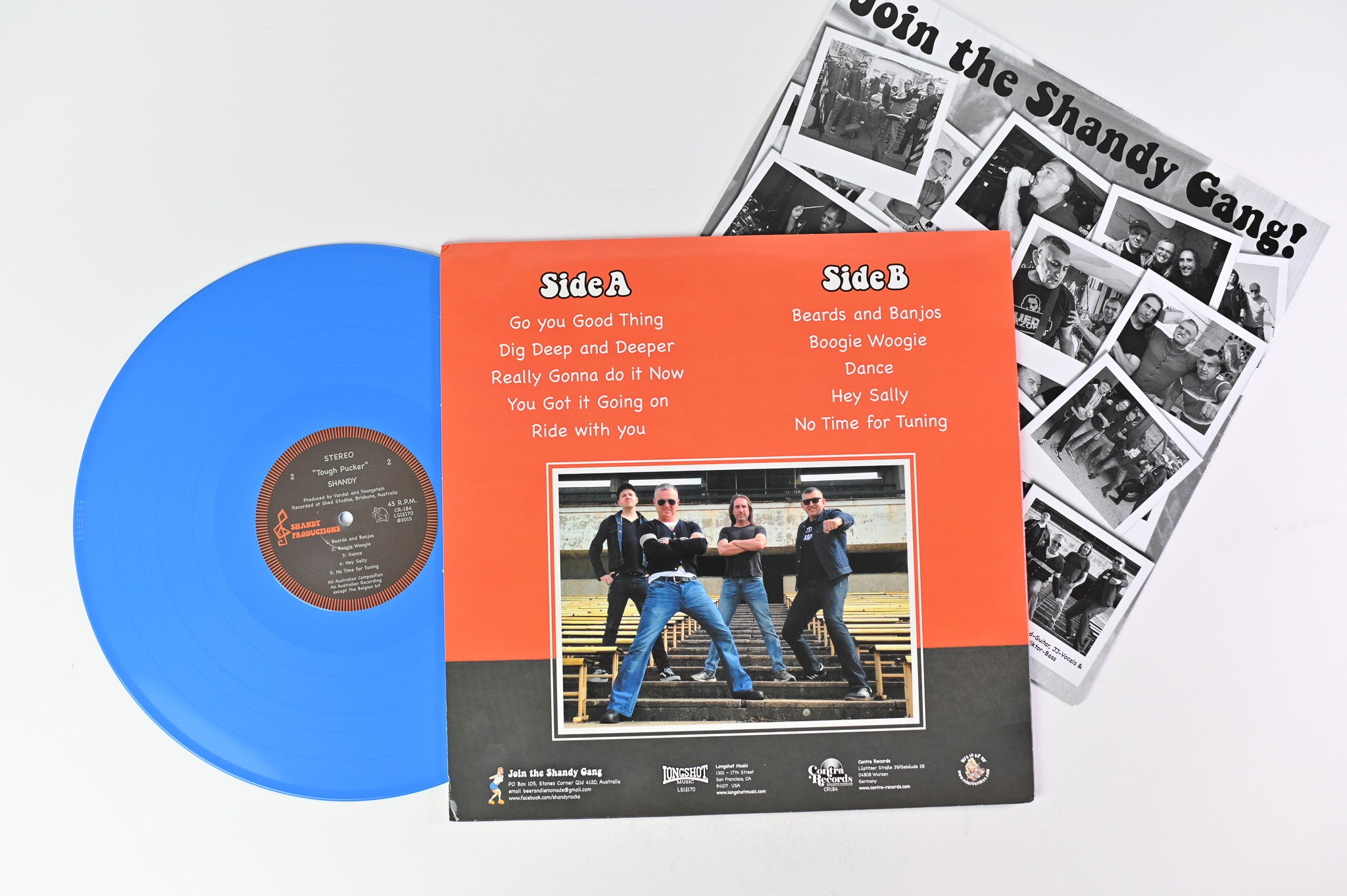 Shandy - Tough Pucker on Longshot Blue Vinyl 12