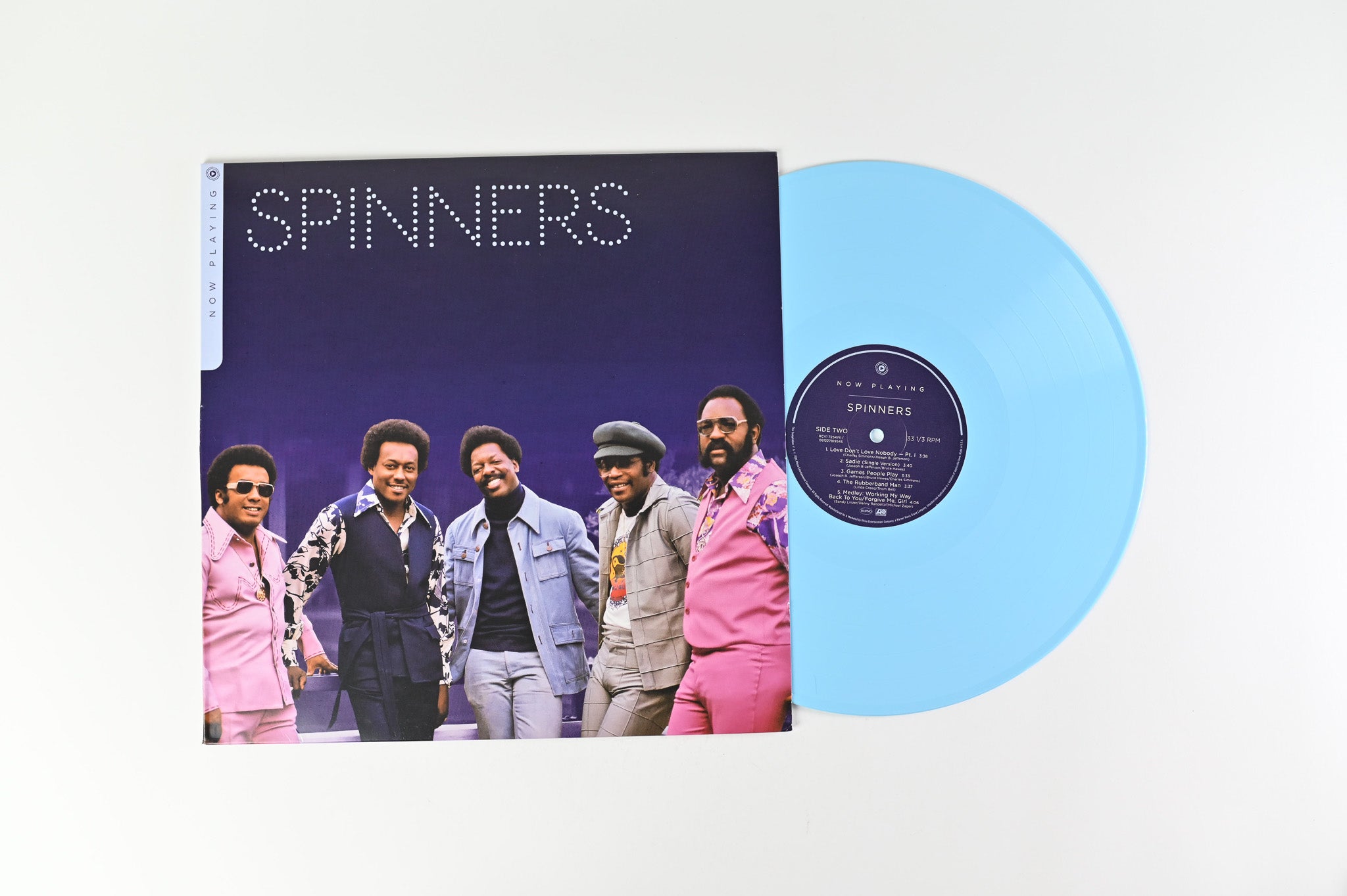 Spinners - Now Playing on Rhino / Atlantic - Blue Vinyl