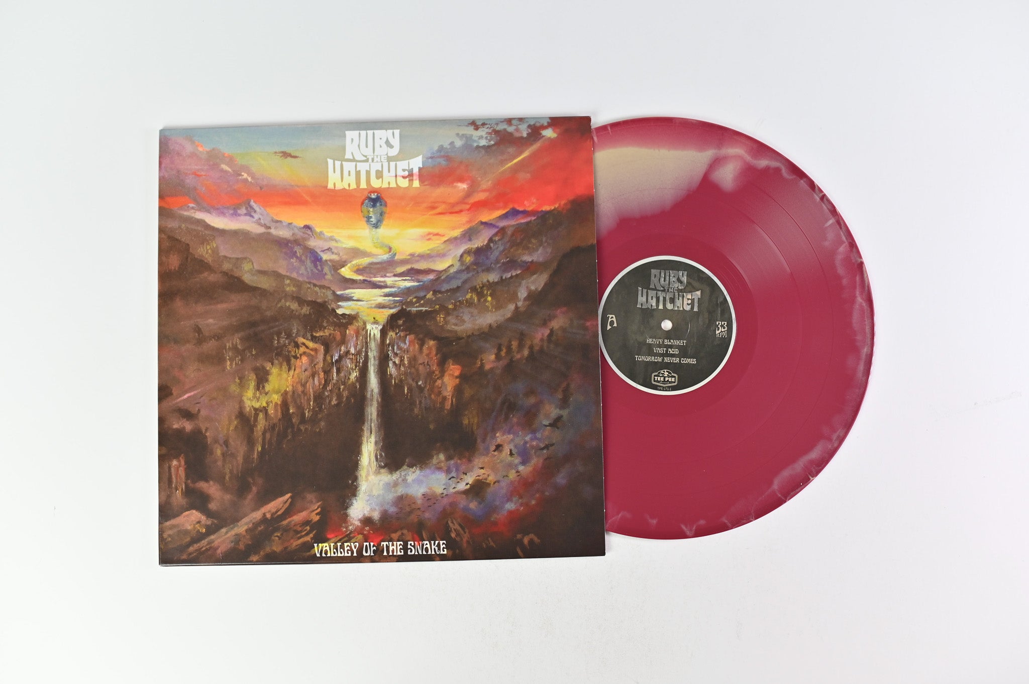 Ruby The Hatchet - Valley Of The Snake on Tee Pee Ltd Red Haze