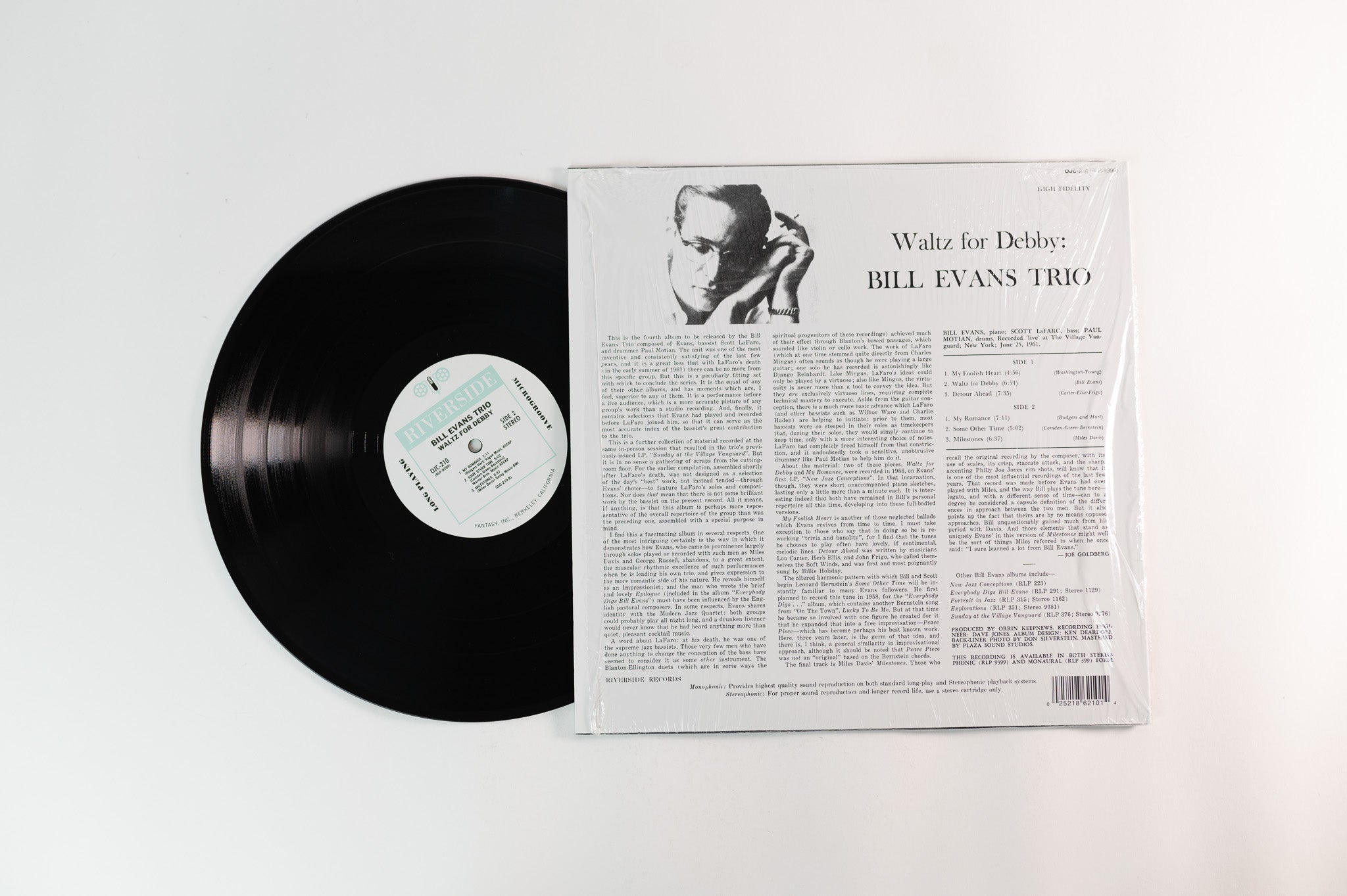 The Bill Evans Trio - Waltz For Debby on Riverside OJC Reissue