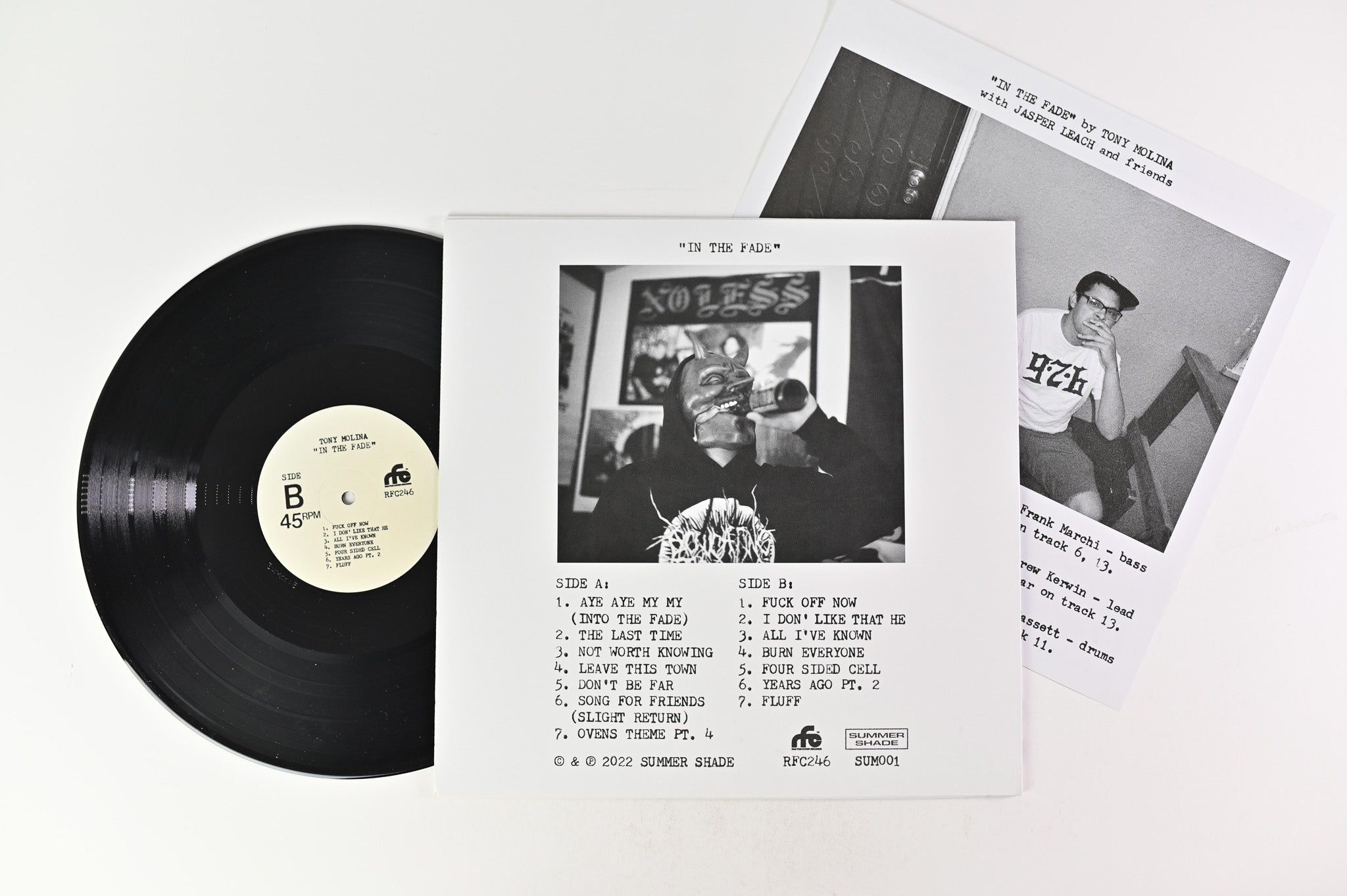 Tony Molina - In The Fade on Run For Cover 12" 45 RPM LP
