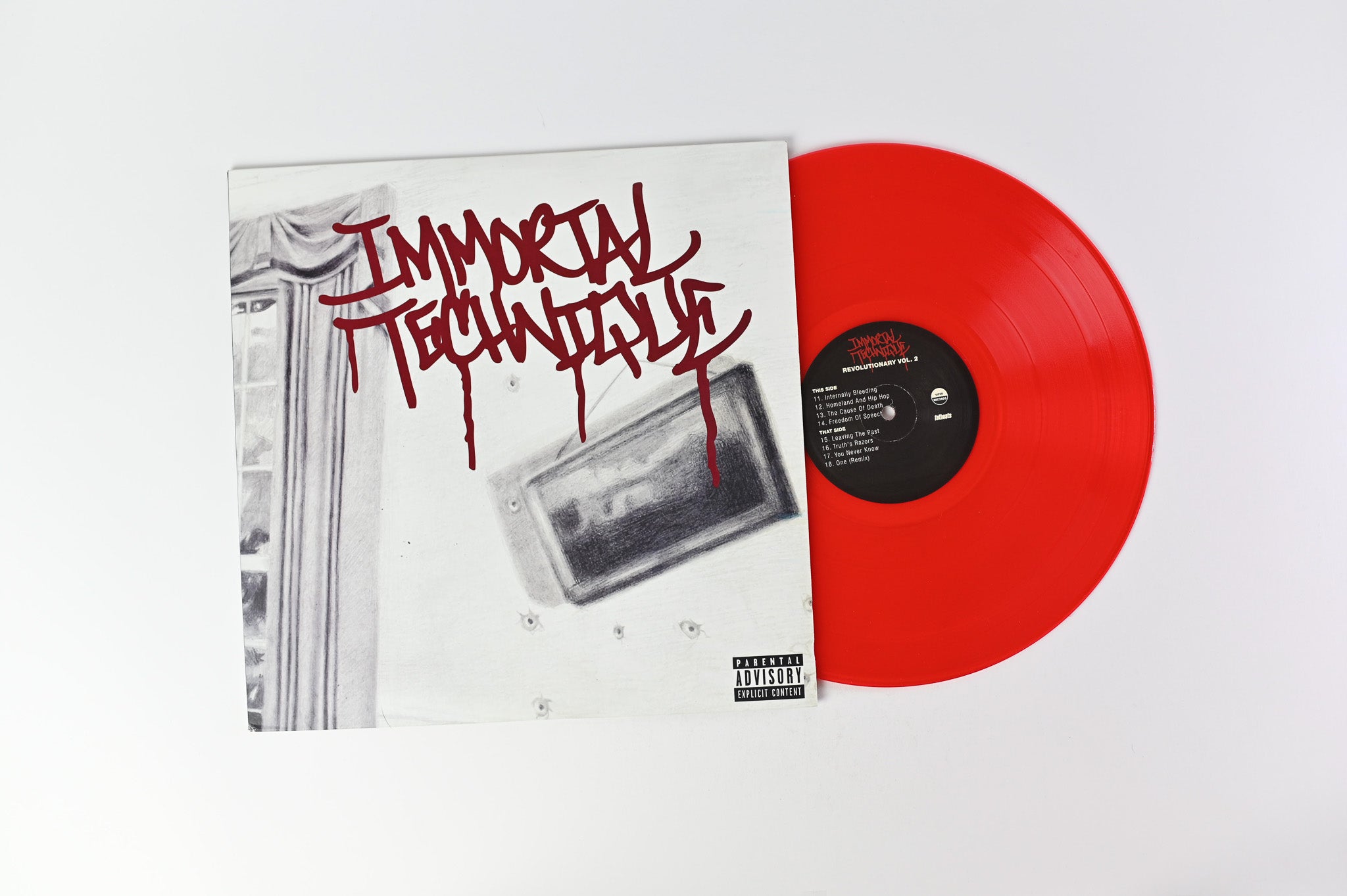 Immortal Technique - Revolutionary Vol. 2 on Viper Ltd Red Translucent Reissue