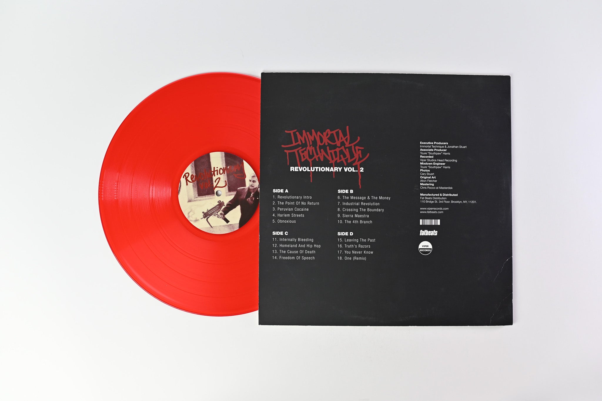 Immortal Technique - Revolutionary Vol. 2 on Viper Ltd Red Translucent Reissue