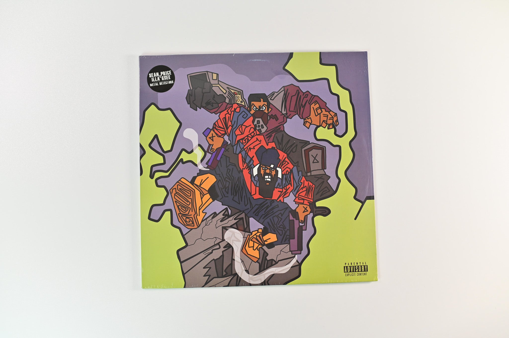 Sean Price & Illa Ghee- Metal Detectors on Duckdown Music Silver Vinyl Sealed