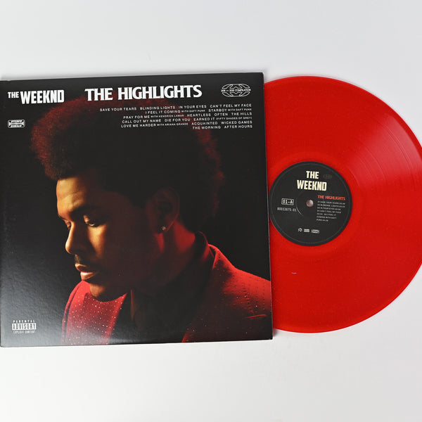 The Weekend The Highlights　LP レコード The Weeknd - The Highlights on XO Ltd Red Sparkle