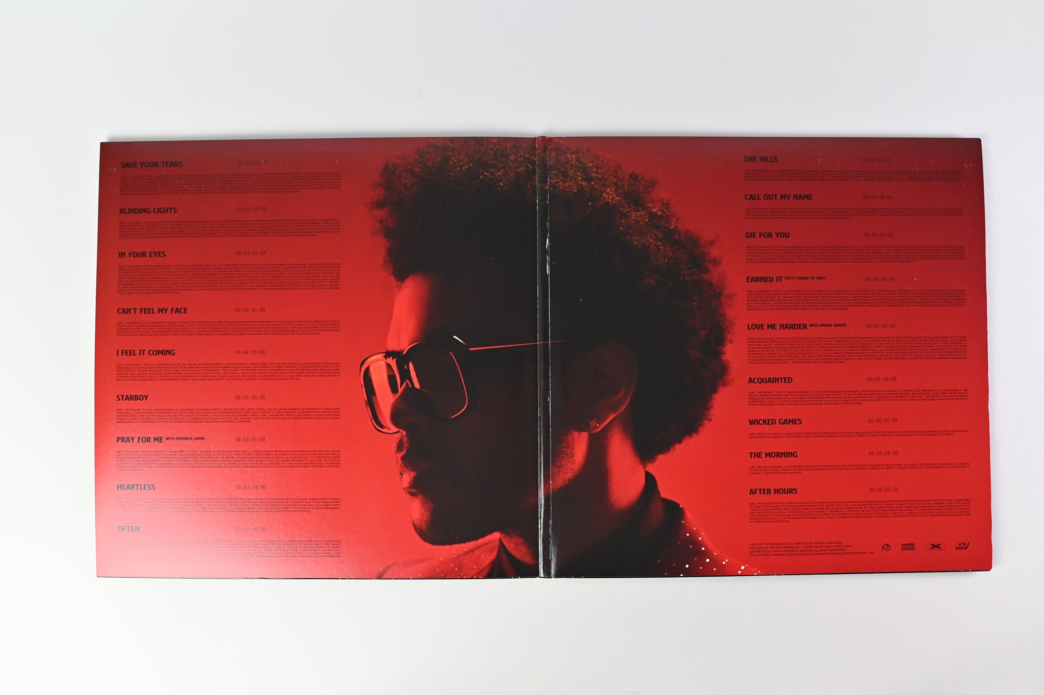 The Weeknd - The Highlights on XO Ltd Red Sparkle