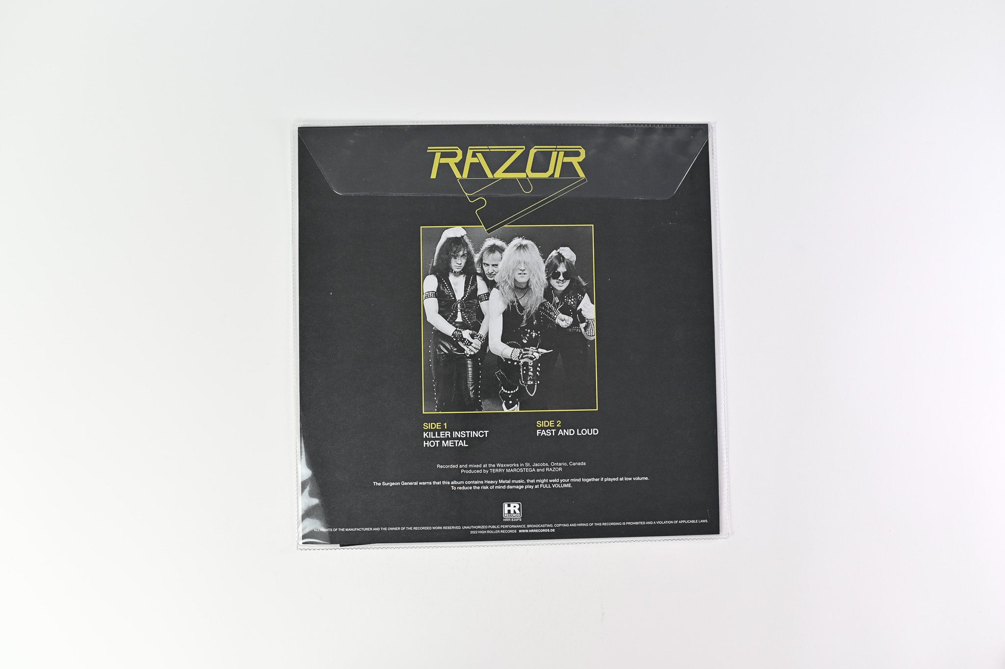 Razor Fast and Loud on High Roller Records