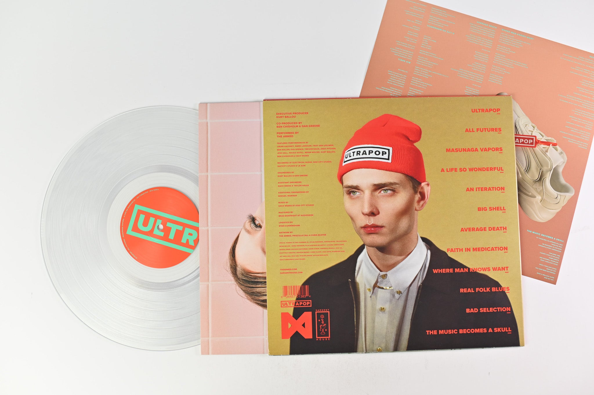 The Armed - Ultrapop on Sargent House Clear Vinyl