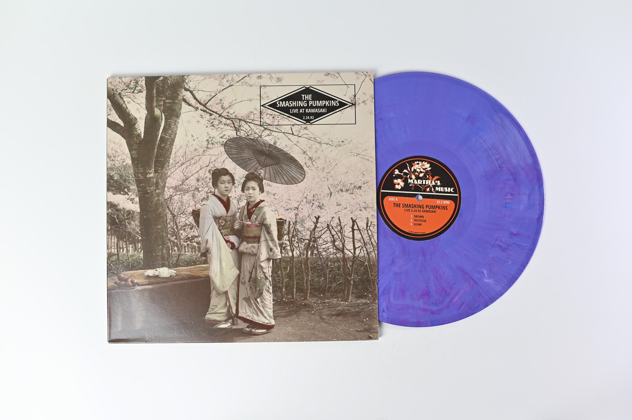 The Smashing Pumpkins - Live At Kawasaki 2.24.92 on Martha's Music Ltd Purple Swirl