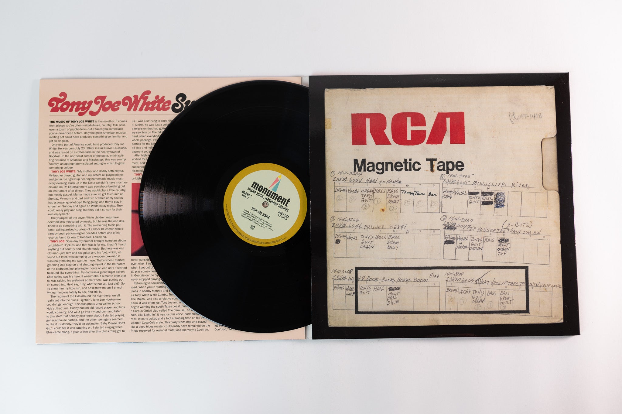 Tony Joe White - Swamp Music: Monument Rarities on Run Out Groove Ltd Numbered