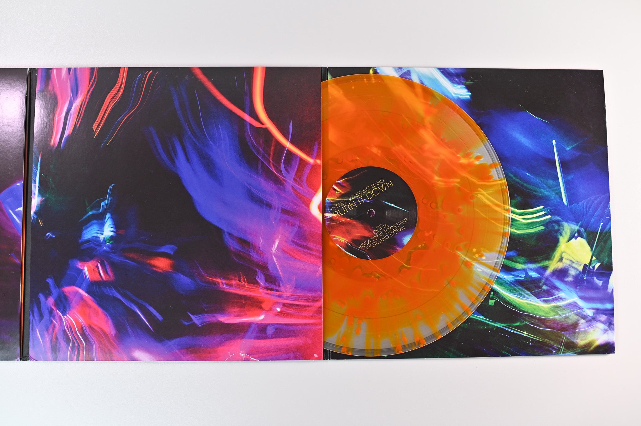 Trey Anastasio - Burn It Down on Rubber Jungle Plasma Orange Vinyl