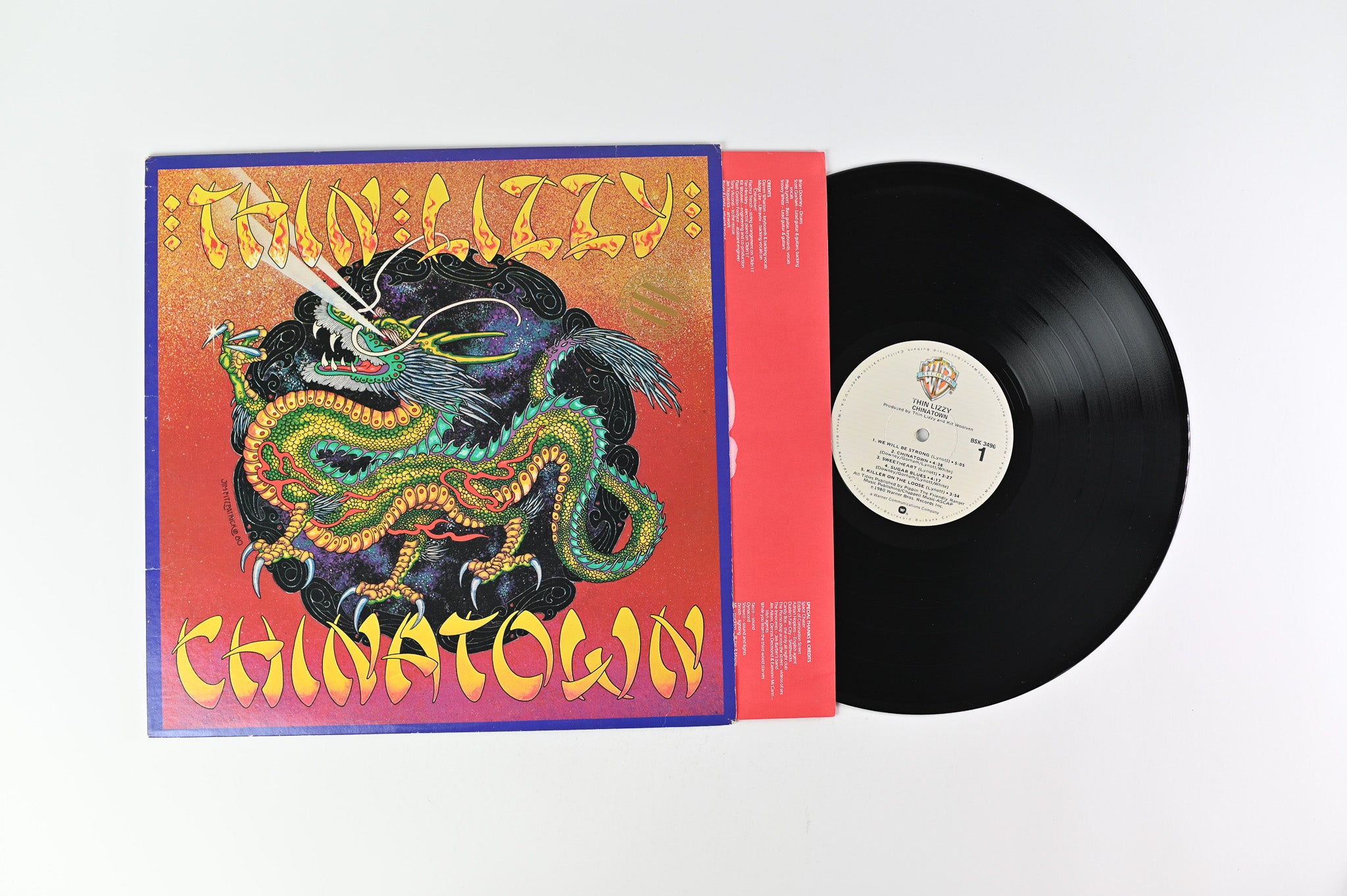 Thin Lizzy - Chinatown on Warner Bros. Records