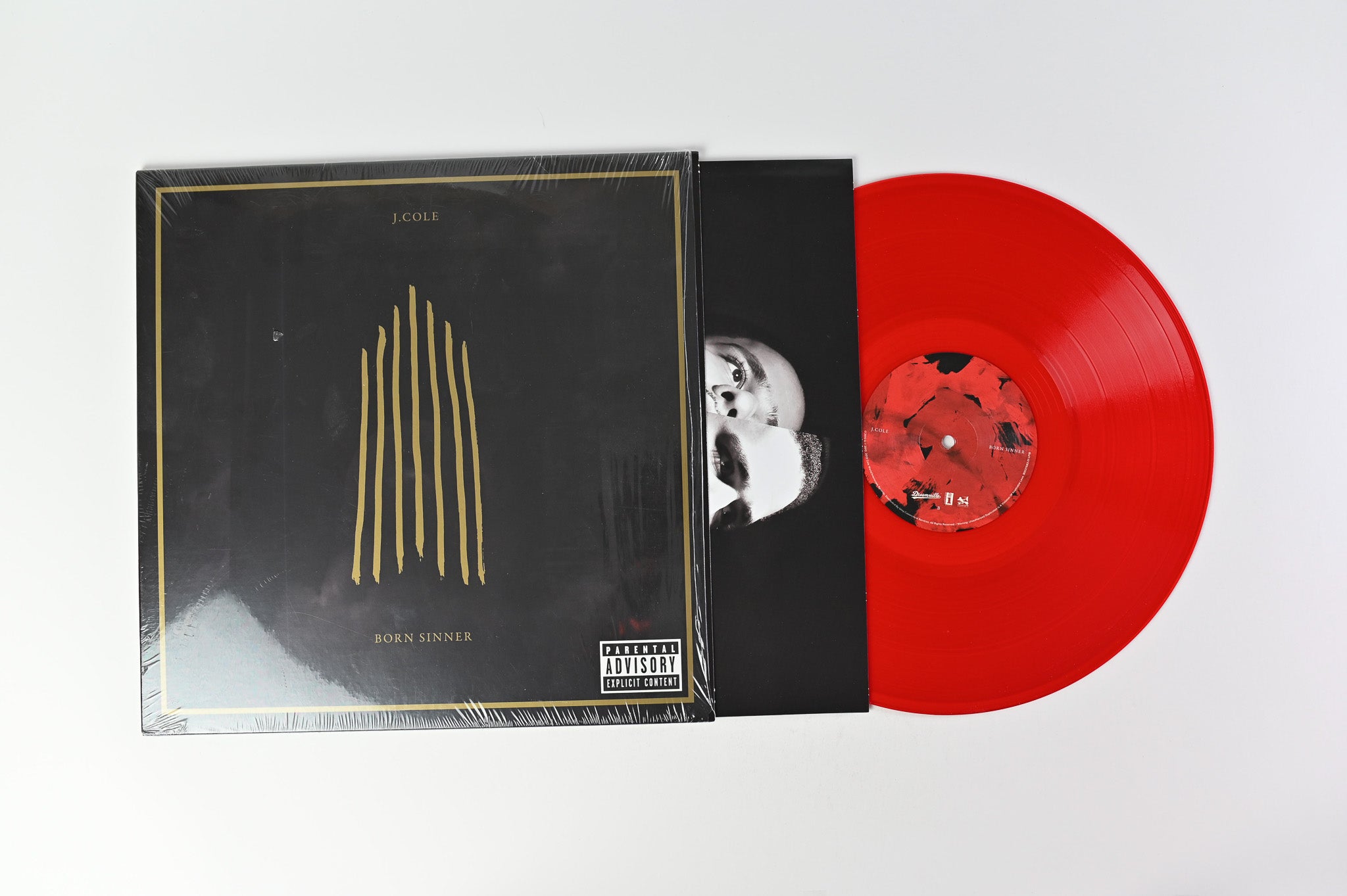 J. Cole - Born Sinner on Dreamville Ltd Red Translucent Reissue