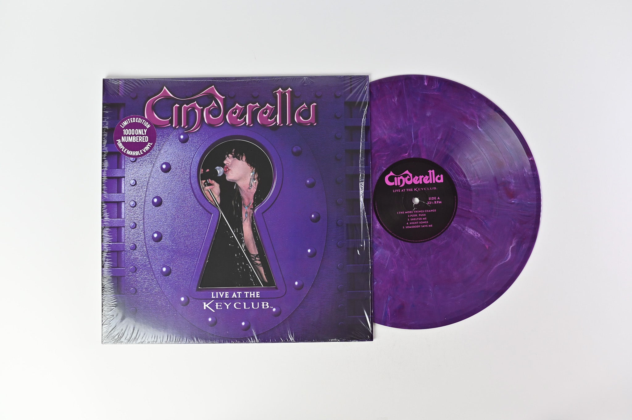 Cinderella - Live At The Key Club on Deadline Ltd Purple Marbled Reissue