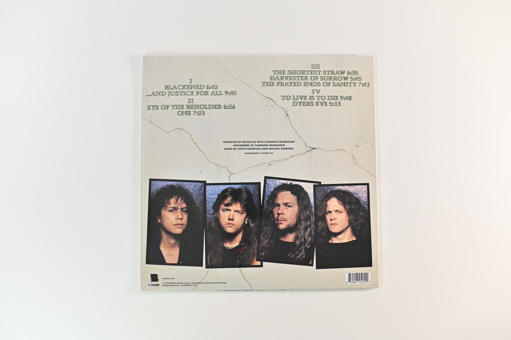 Metallica - ...And Justice For All on Blackened Ltd Dyers Green Vinyl Reissue Sealed