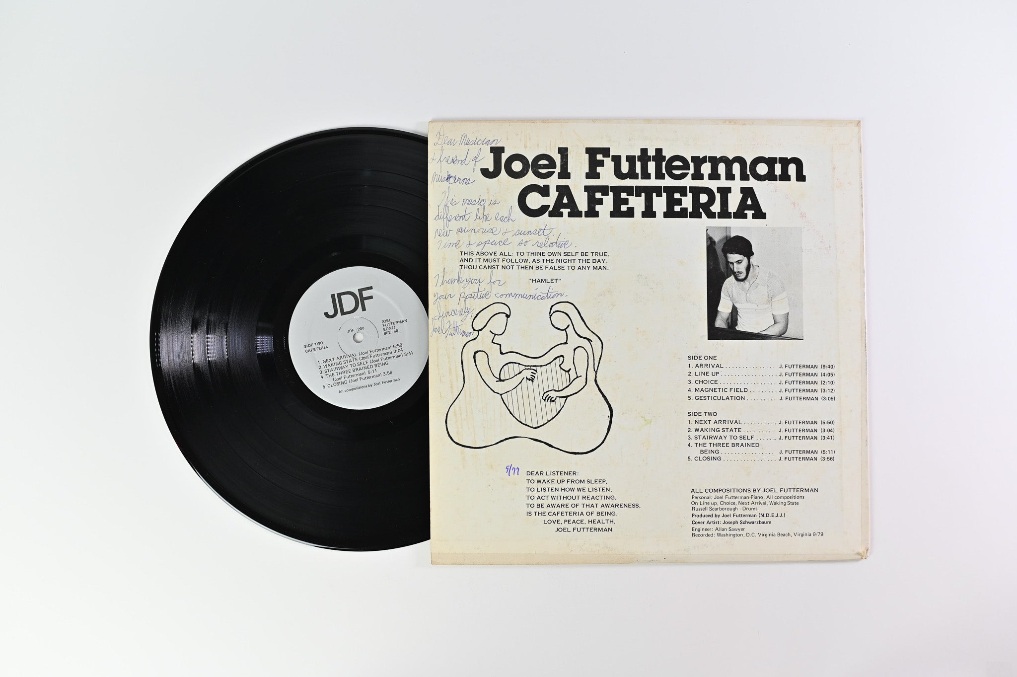 Joel Futterman - Cafeteria on JDF Private Press
