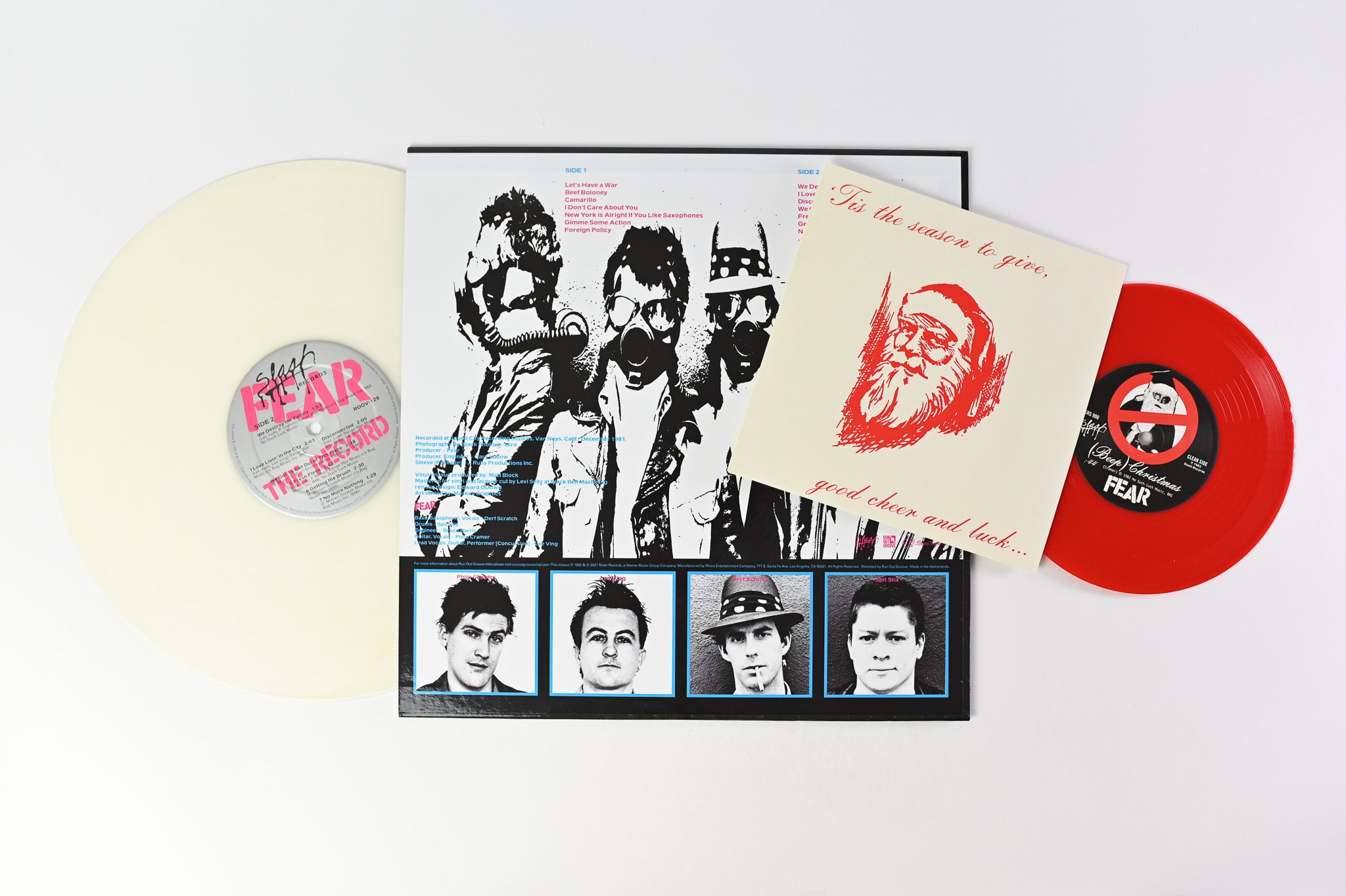 Fear - The Record on Run Out Groove RSD White with Gray Reissue