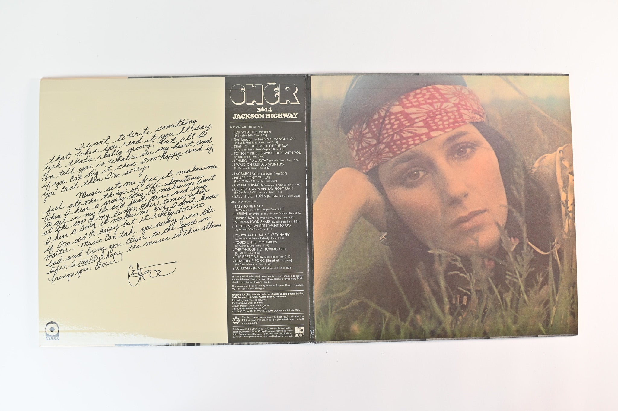 Cher - 3614 Jackson Highway on Run Out Groove Ltd Numbered Clear & Purple Mixed Vinyl Reissue