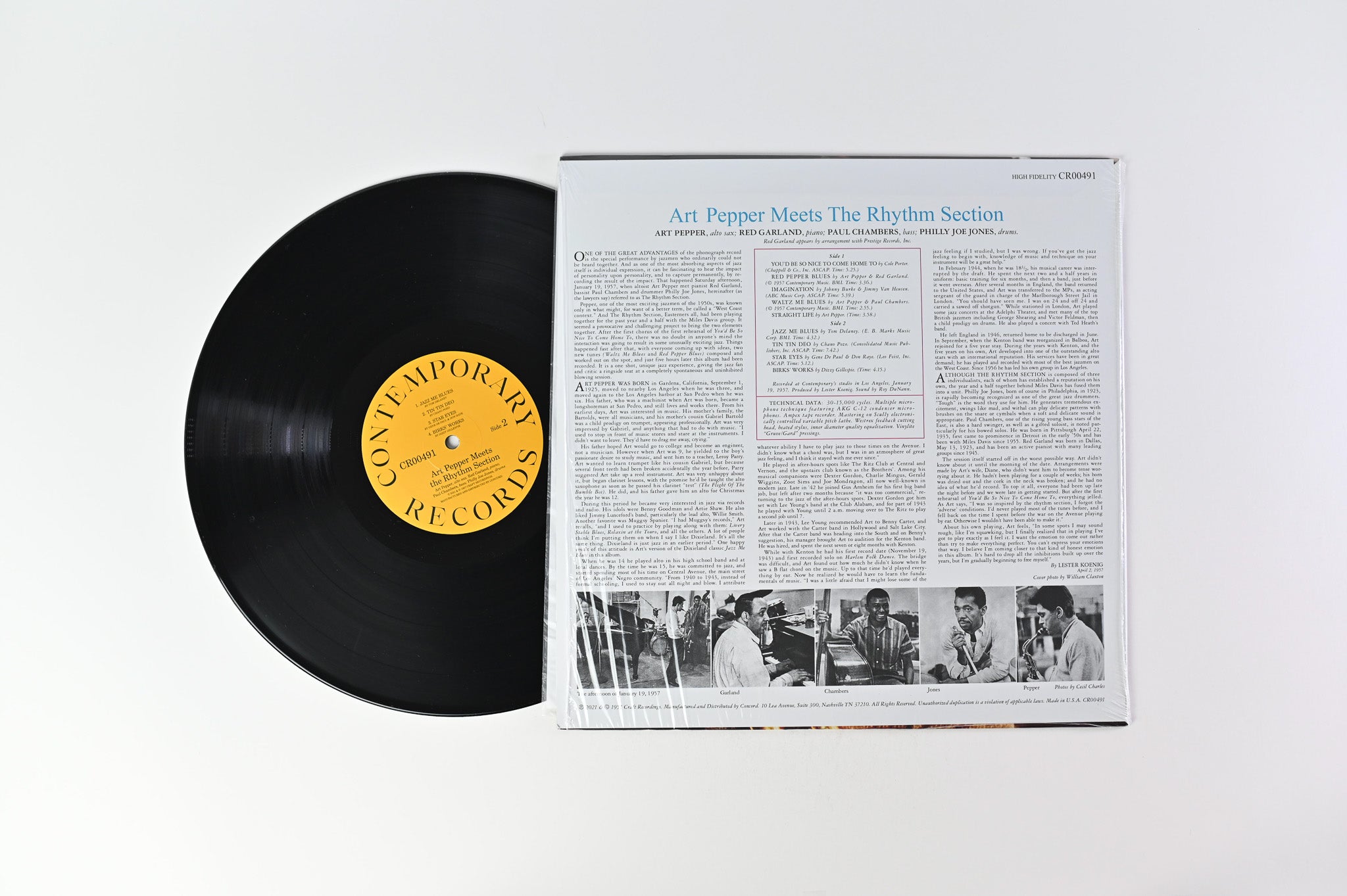 Art Pepper - Art Pepper Meets The Rhythm Section on Craft Records Acoustic Sounds RSD Reissue