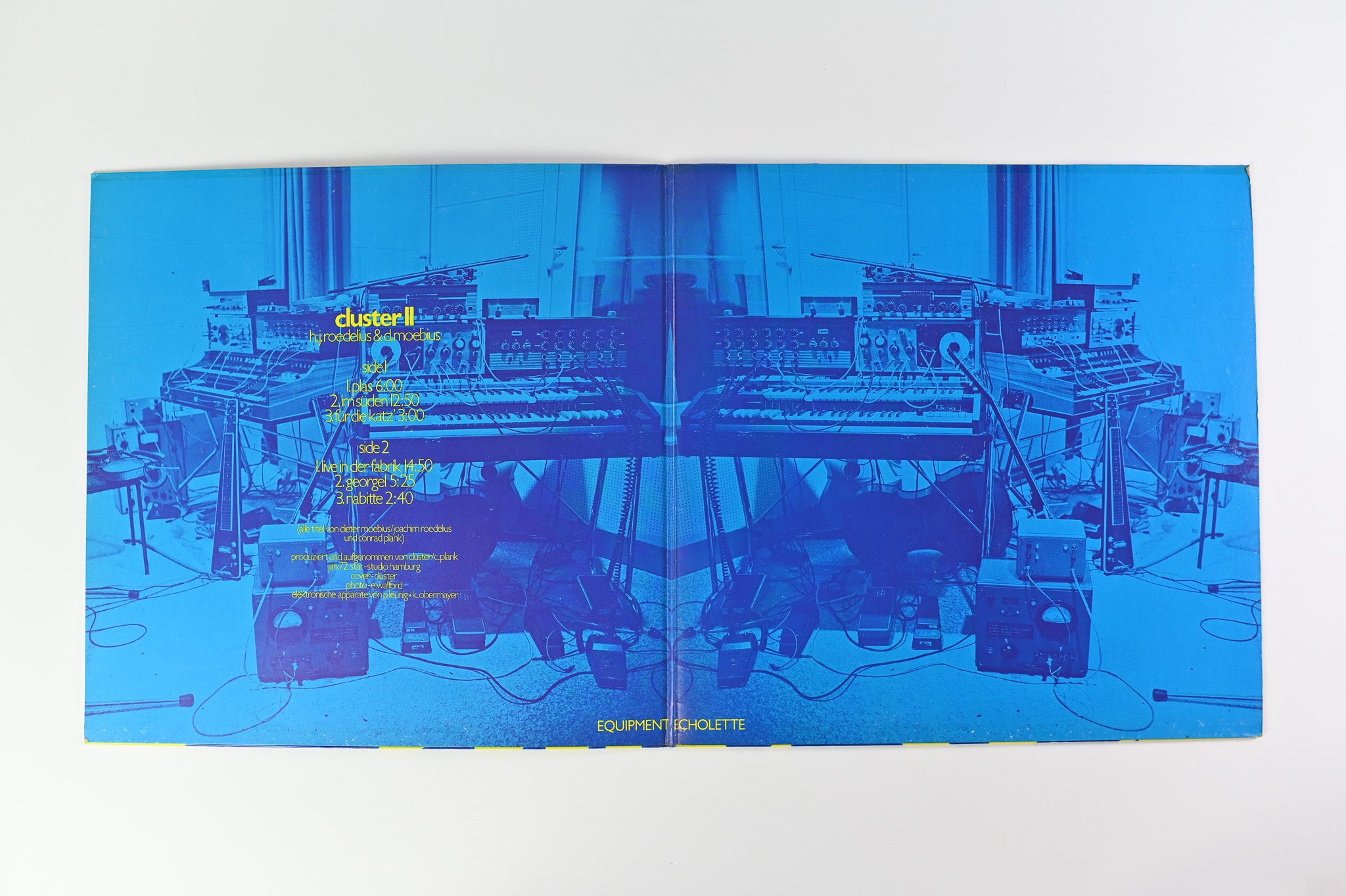 Cluster - Cluster II on Brain Green Label German Press 1970's Reissue